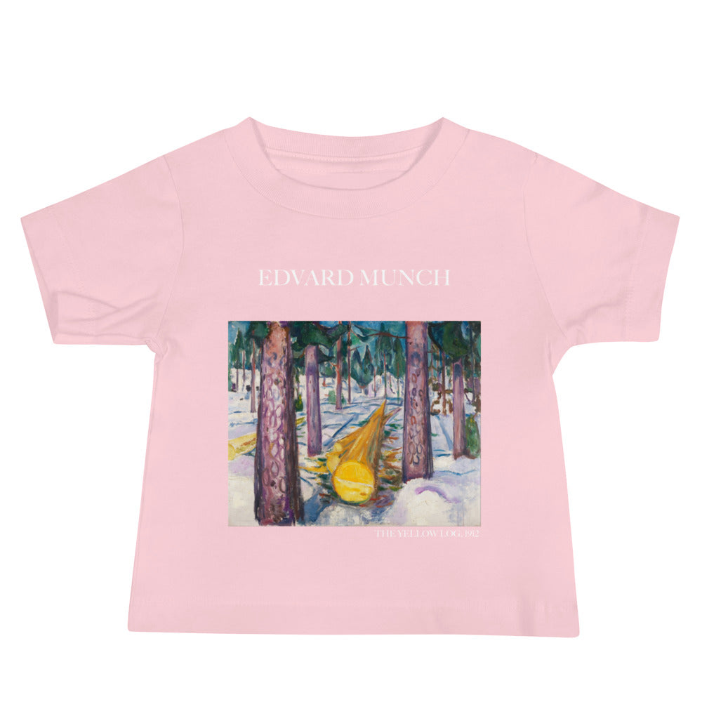 Edvard Munch „Der gelbe Baumstamm“, berühmtes Gemälde, Baby-T-Shirt | Premium-Kunst-T-Shirt für Babys