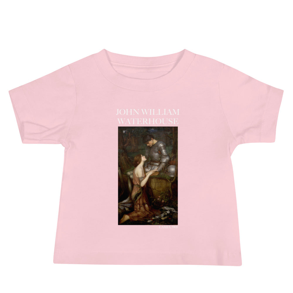 John William Waterhouse 'Lamia' Famous Painting Baby Staple T-Shirt | Premium Baby Art Tee