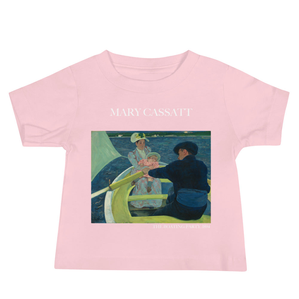 Mary Cassatt 'The Boating Party' Berühmtes Gemälde Baby Basic T-Shirt | Premium Baby Art T-Shirt