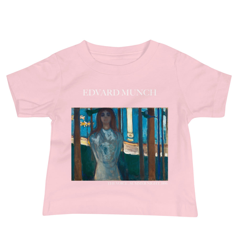 Edvard Munch „Die Stimme, Sommernacht“ Berühmtes Gemälde Baby-T-Shirt | Premium Baby Art T-Shirt