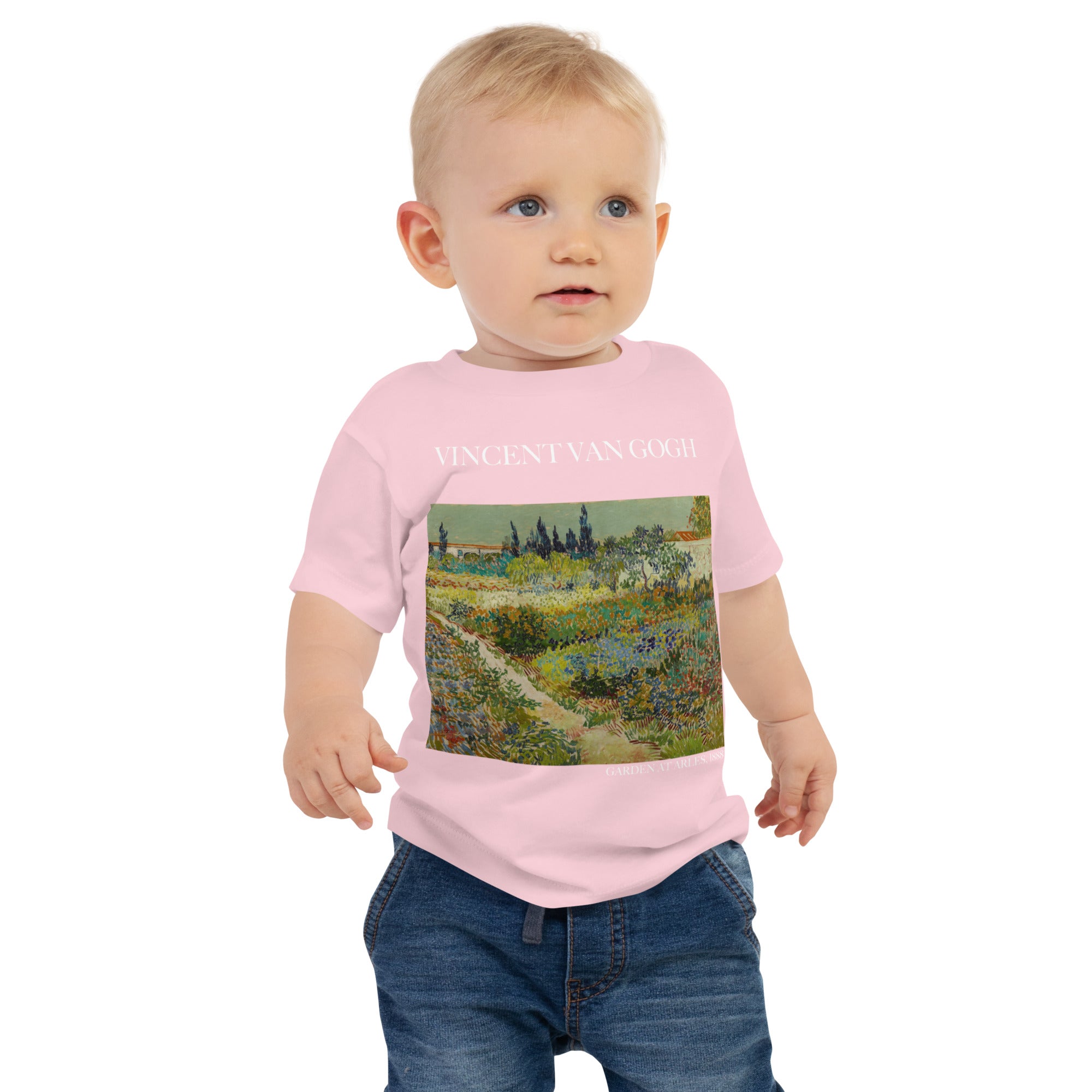 Vincent van Gogh „Garten in Arles“, berühmtes Gemälde, Baby-T-Shirt, Premium-Kunst-T-Shirt für Babys