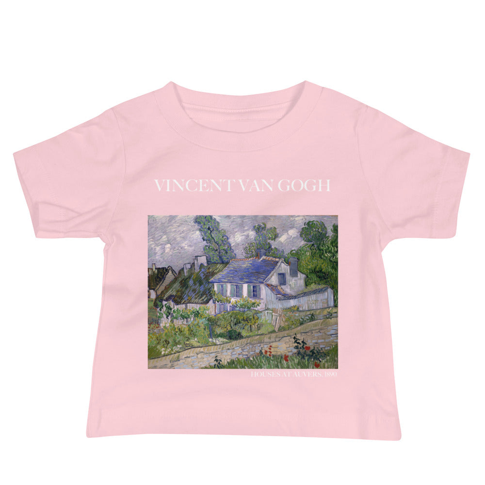 Vincent van Gogh 'Houses at Auvers' Famous Painting Baby Staple T-Shirt | Premium Baby Art Tee