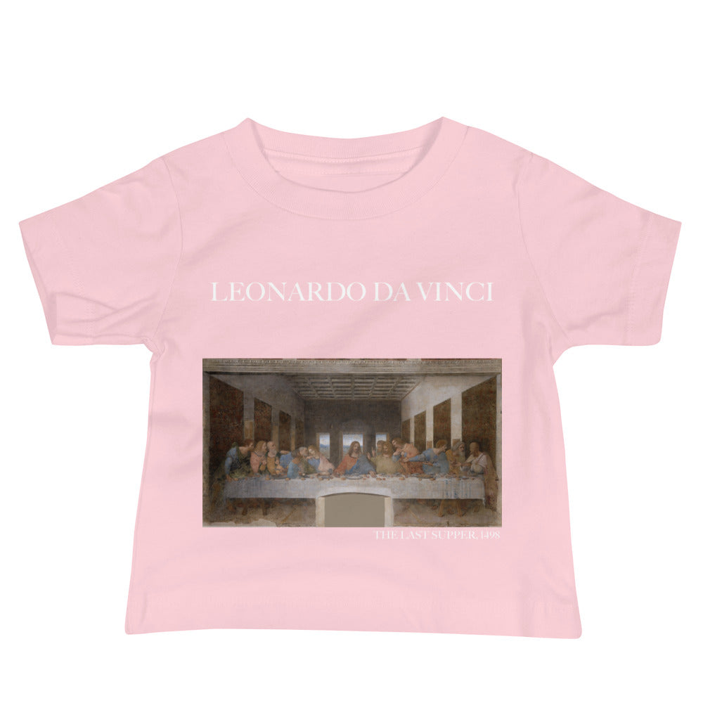 Leonardo da Vinci 'The Last Supper' Famous Painting Baby Staple T-Shirt | Premium Baby Art Tee