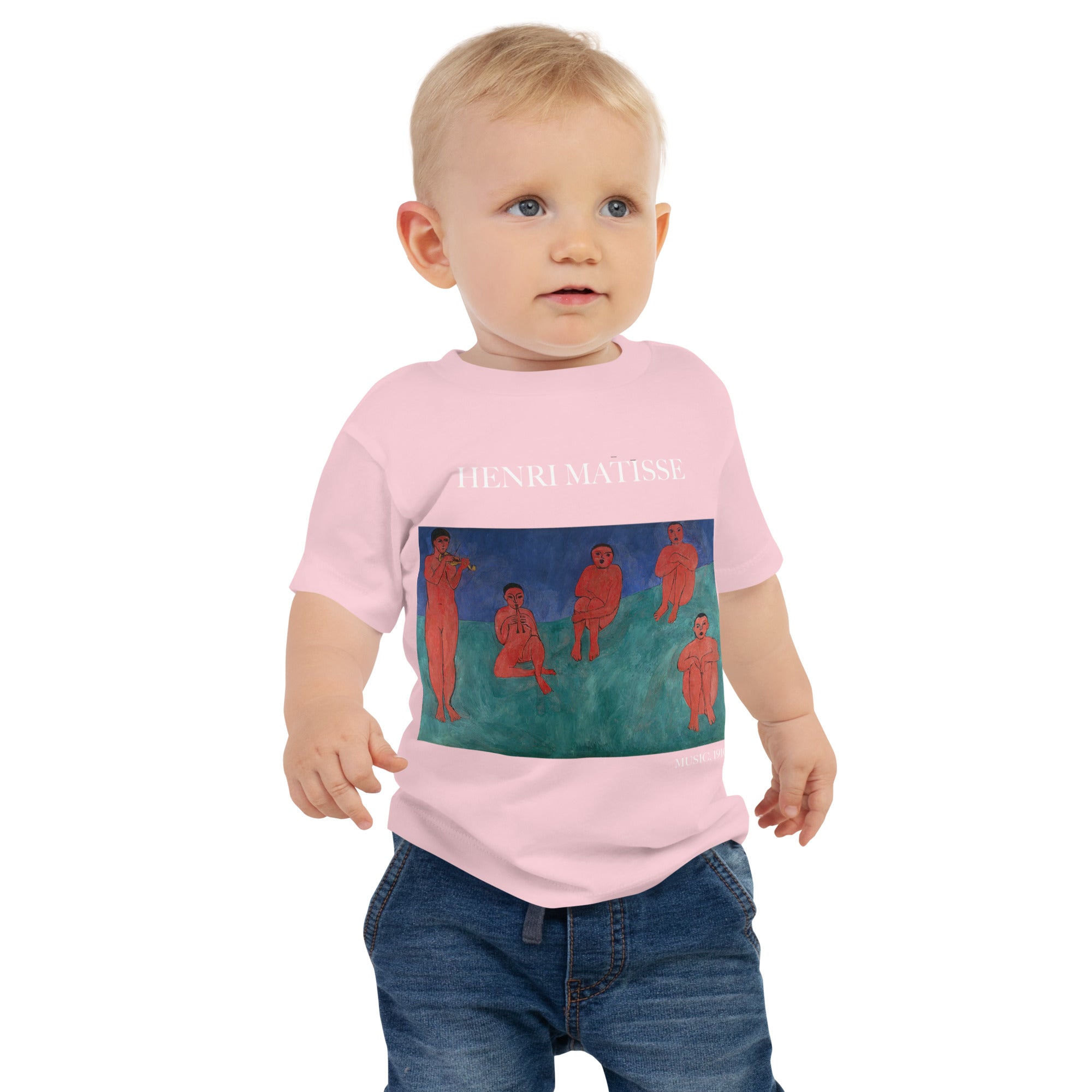 Henri Matisse „Musik“ Berühmtes Gemälde Baby-T-Shirt | Premium Baby Art T-Shirt