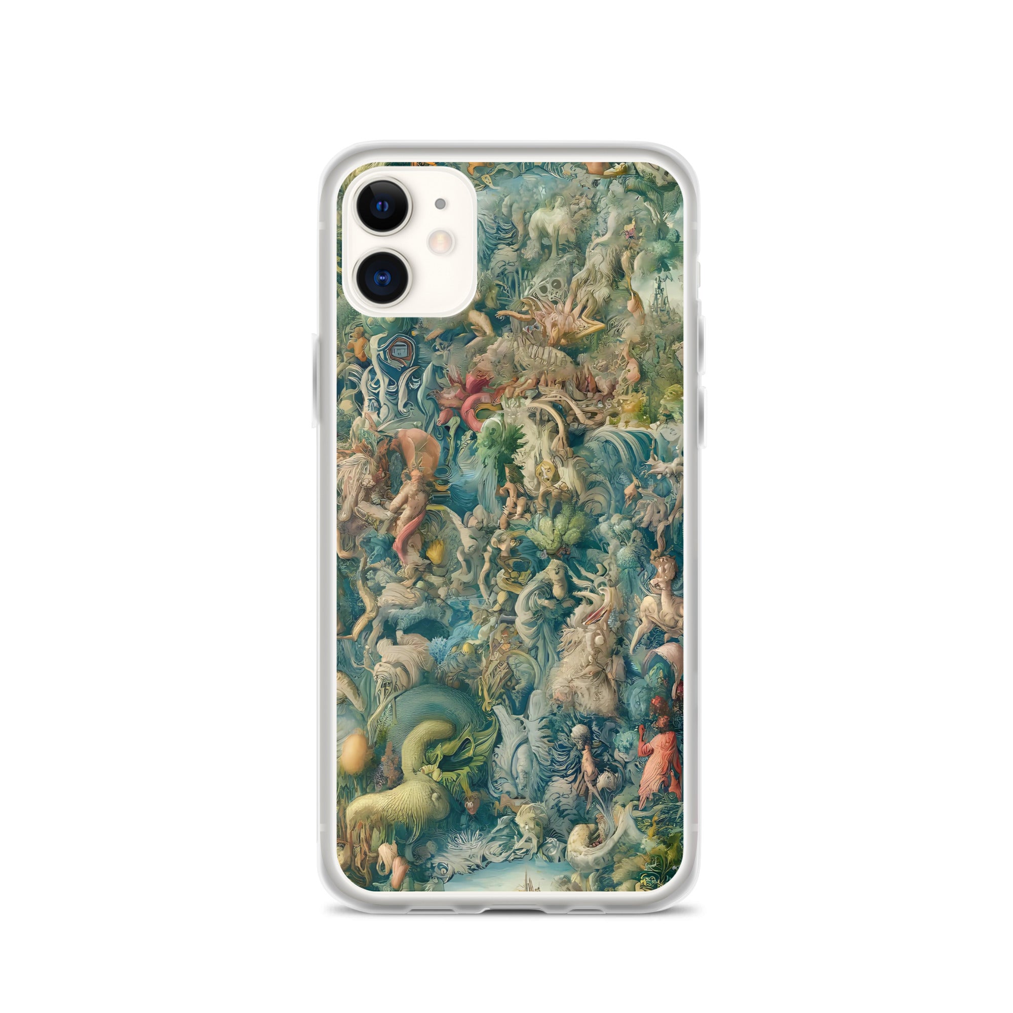 Hieronymus Bosch „Der Garten der Lüste“, berühmtes Gemälde, iPhone®-Hülle | Transparente Kunsthülle für iPhone®