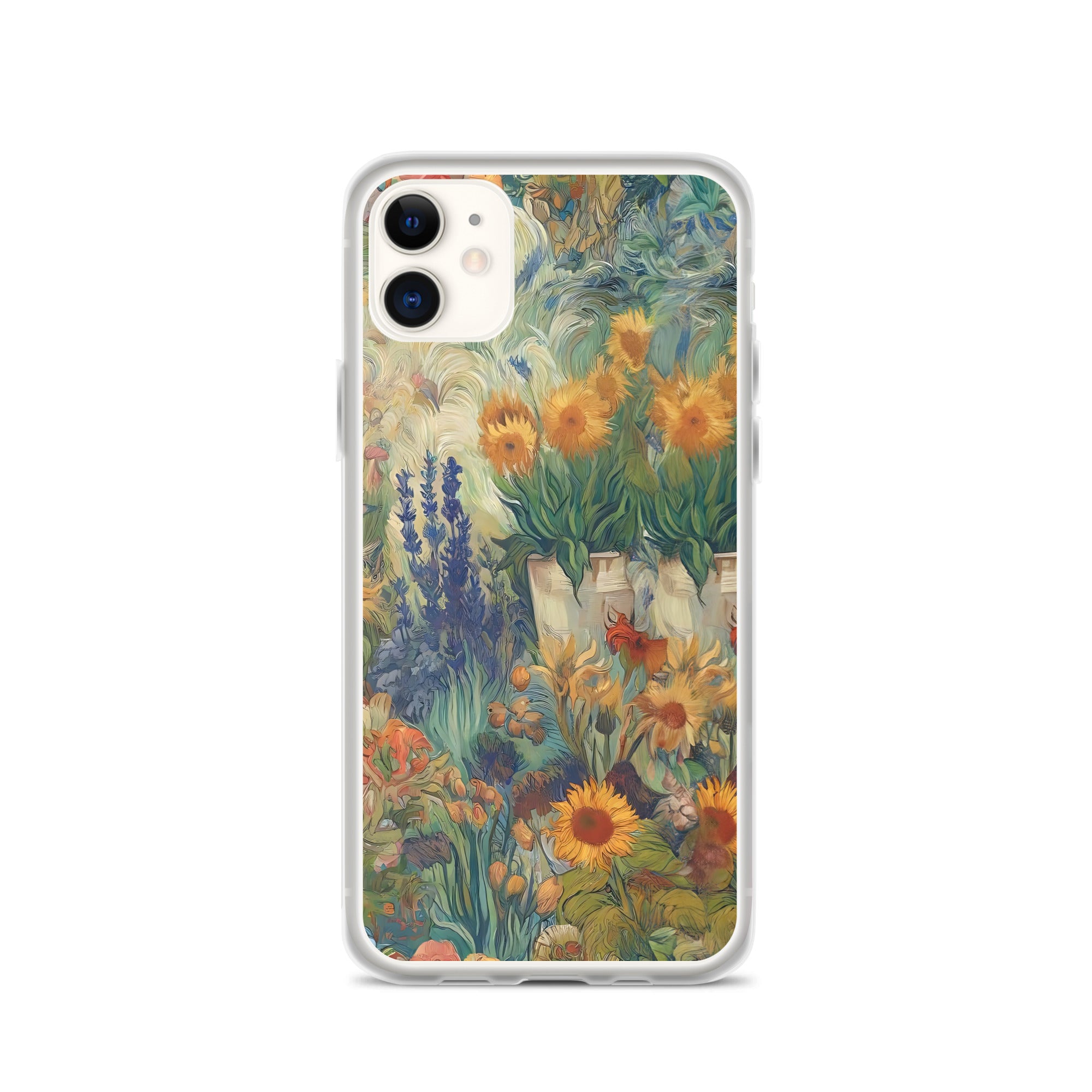 Vincent van Goghs berühmtes Gemälde „Garten in Arles“ – iPhone®-Hülle | Transparente Kunsthülle für iPhone®