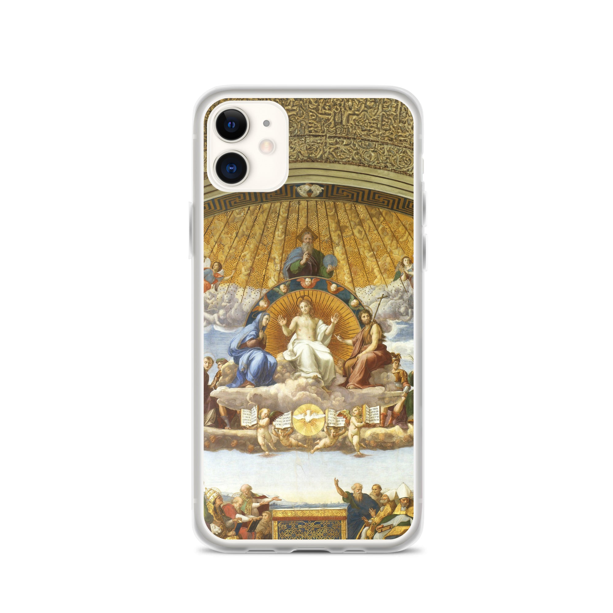 Raphael 'Disputation of the Holy Sacrament' Famous Painting iPhone® Case | Clear Art Case for iPhone®