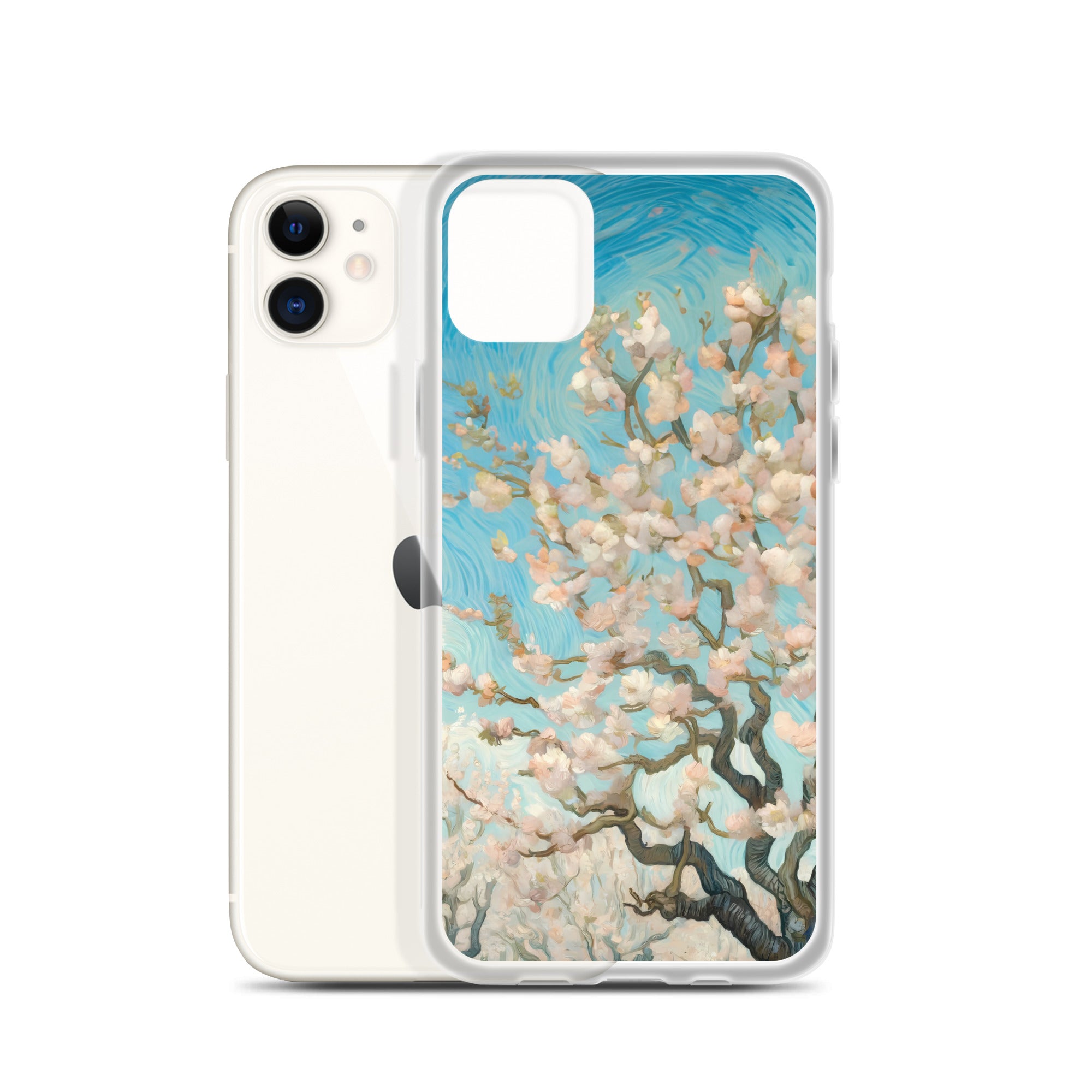 Vincent van Gogh 'Orchard in Blossom' Famous Painting iPhone® Case | Clear Art Case for iPhone®