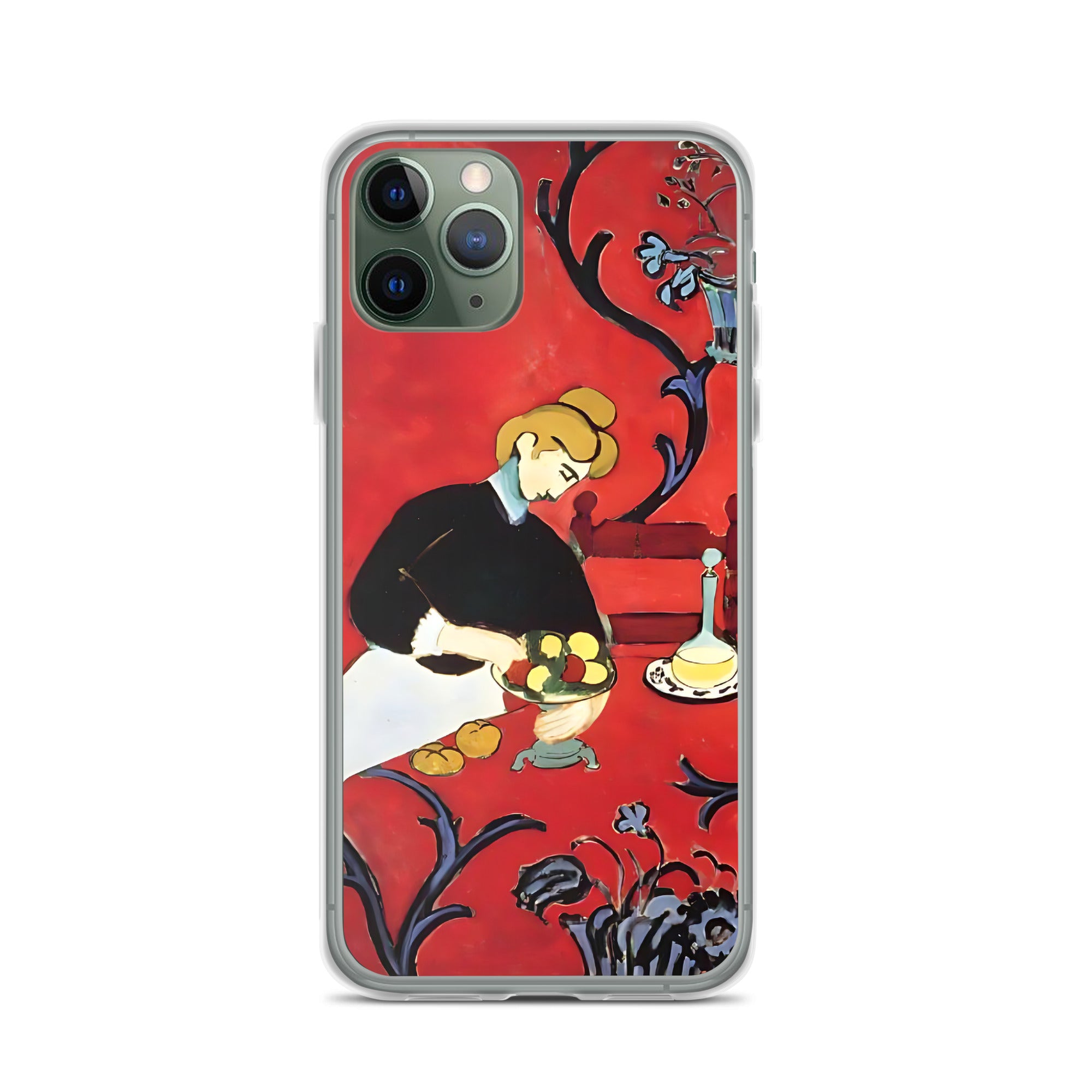 Henri Matisse „Das rote Zimmer“ – berühmtes Gemälde – iPhone®-Hülle | Transparente Kunsthülle für iPhone®