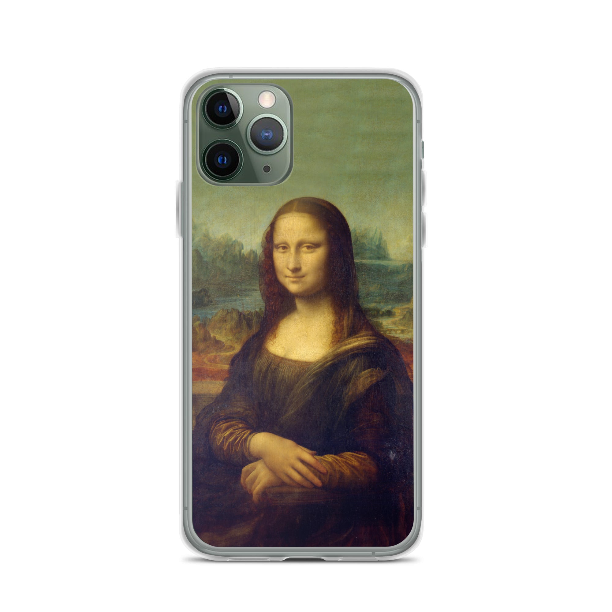 Leonardo da Vinci 'Mona Lisa' Famous Painting iPhone® Case | Clear Art Case for iPhone®