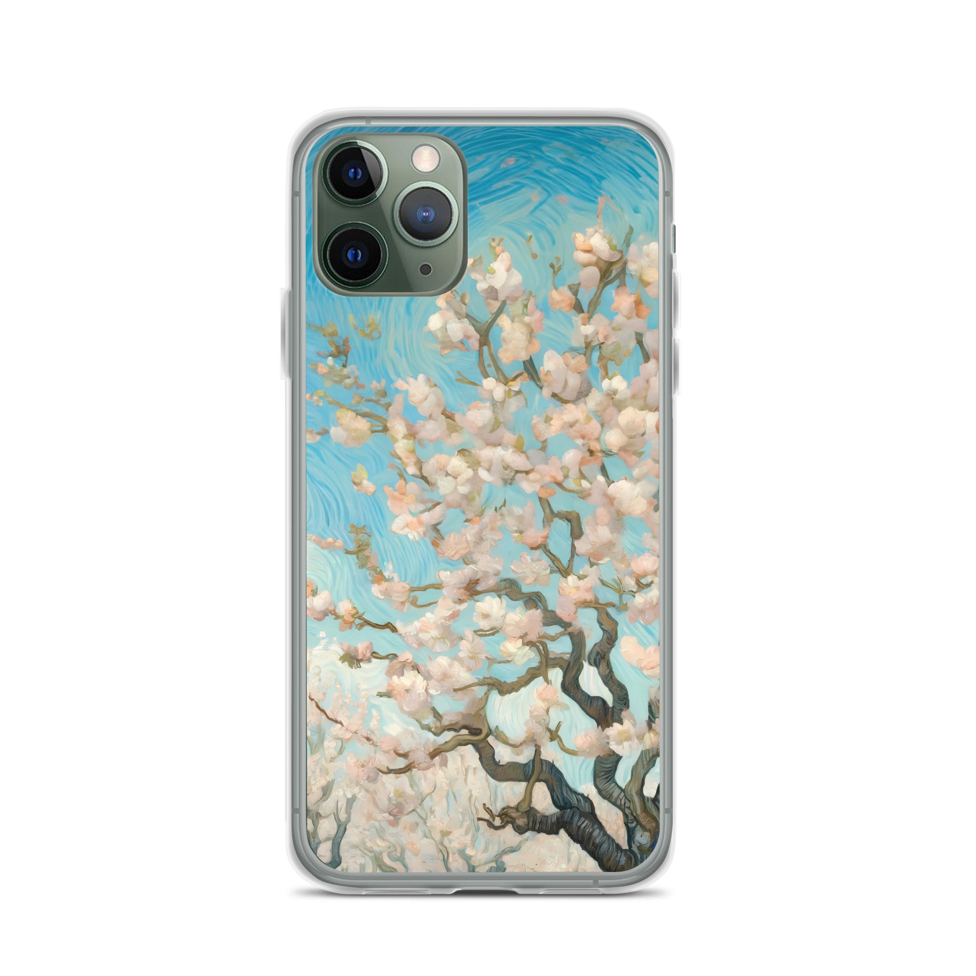 Vincent van Gogh „Blühender Obstgarten“, berühmtes Gemälde, iPhone®-Hülle | Transparente Kunsthülle für iPhone®