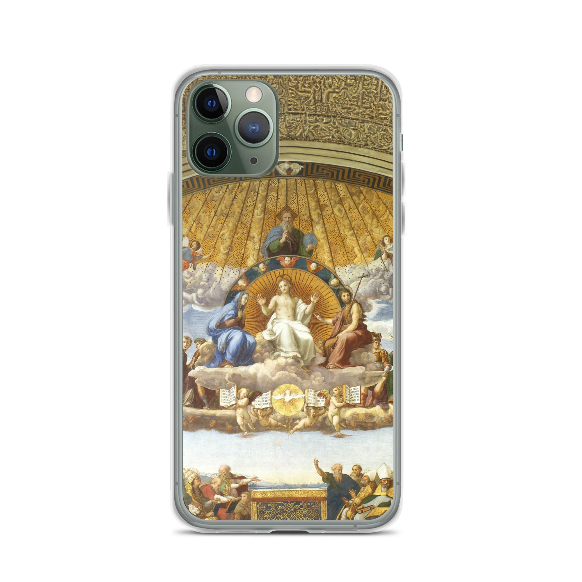 Raphael 'Disputation of the Holy Sacrament' Famous Painting iPhone® Case | Clear Art Case for iPhone®