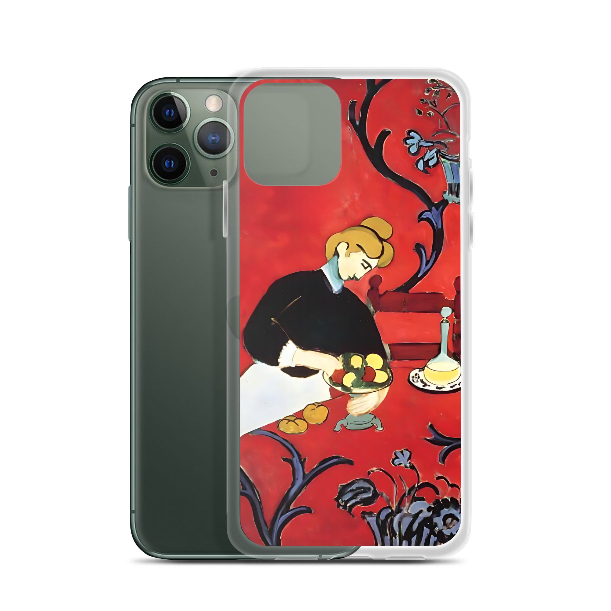 Henri Matisse „Das rote Zimmer“ – berühmtes Gemälde – iPhone®-Hülle | Transparente Kunsthülle für iPhone®