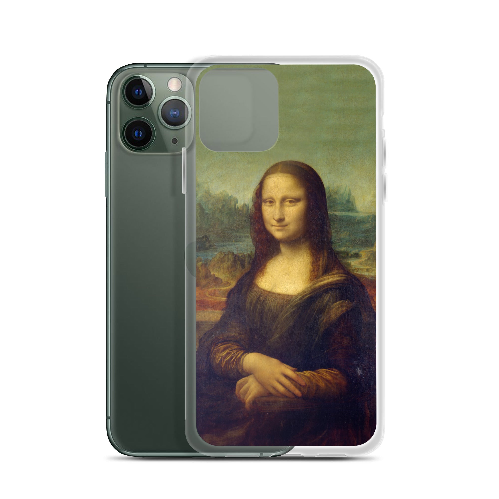 Leonardo da Vinci 'Mona Lisa' Famous Painting iPhone® Case | Clear Art Case for iPhone®