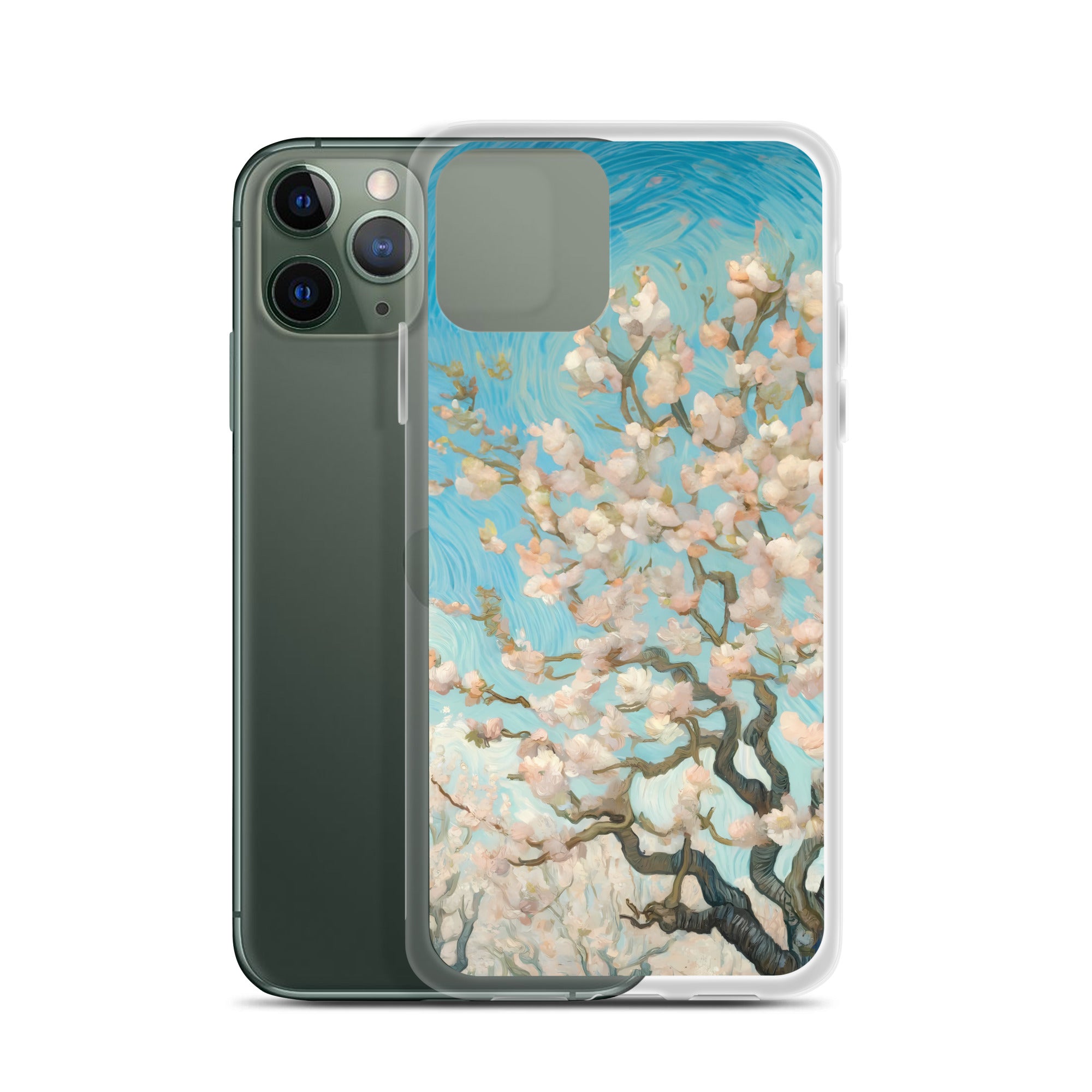 Vincent van Gogh 'Orchard in Blossom' Famous Painting iPhone® Case | Clear Art Case for iPhone®