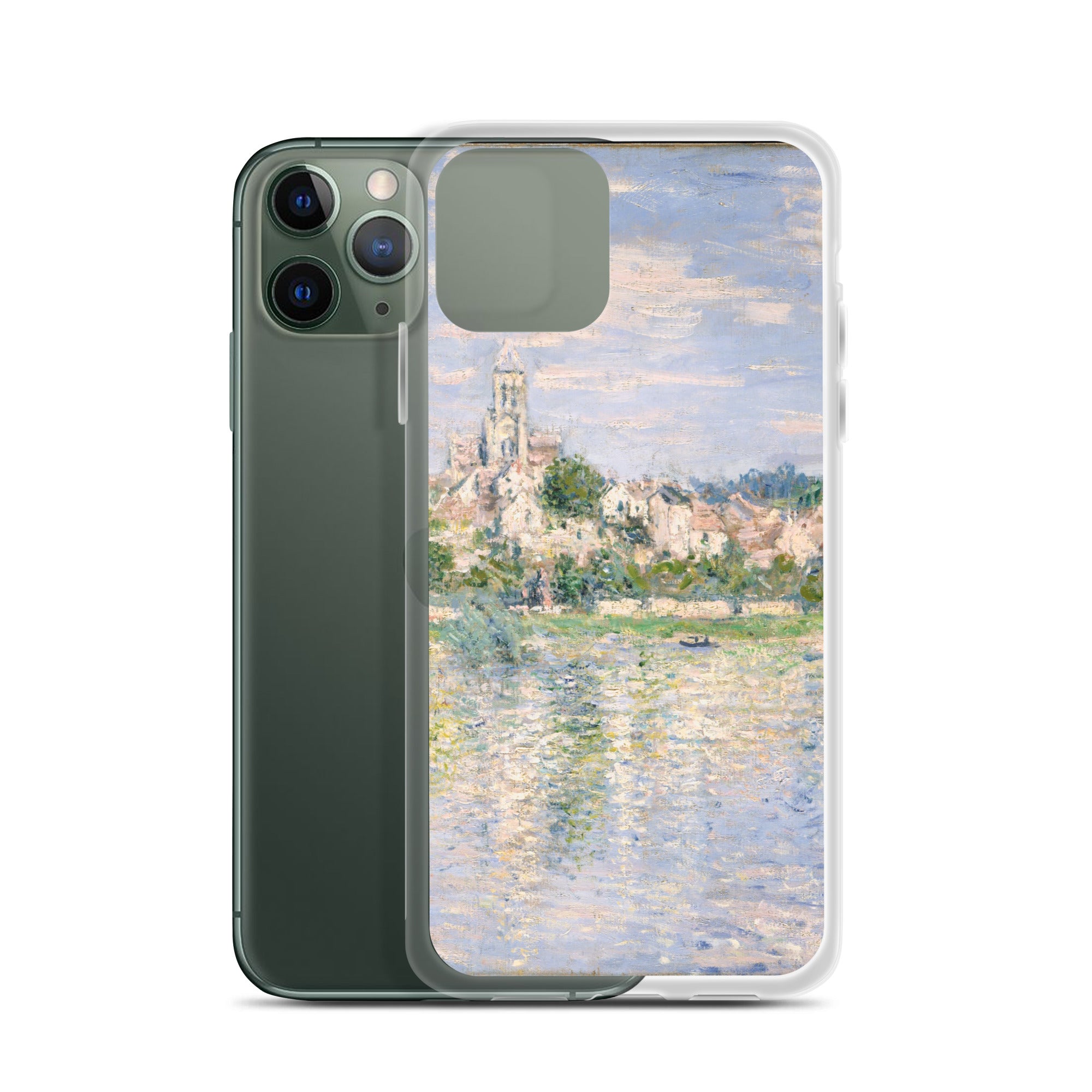 Claude Monet 'Vetheuil in Summer' Famous Painting iPhone® Case | Clear Art Case for iPhone®