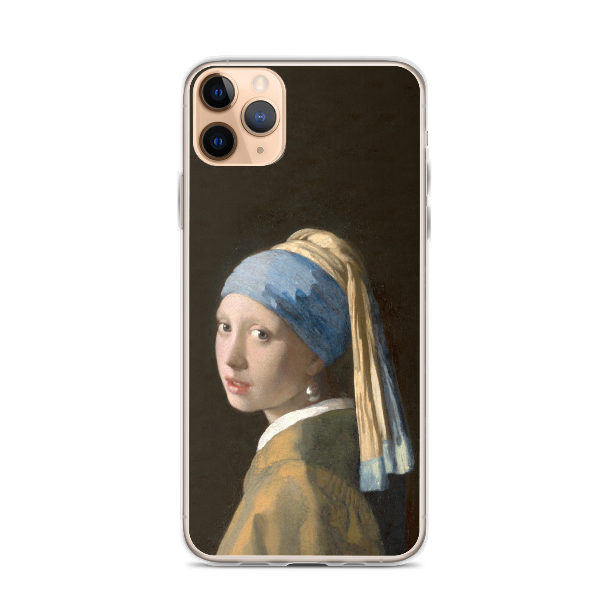Johannes Vermeer 'Girl with a Pearl Earring' Famous Painting iPhone® Case | Clear Art Case for iPhone®