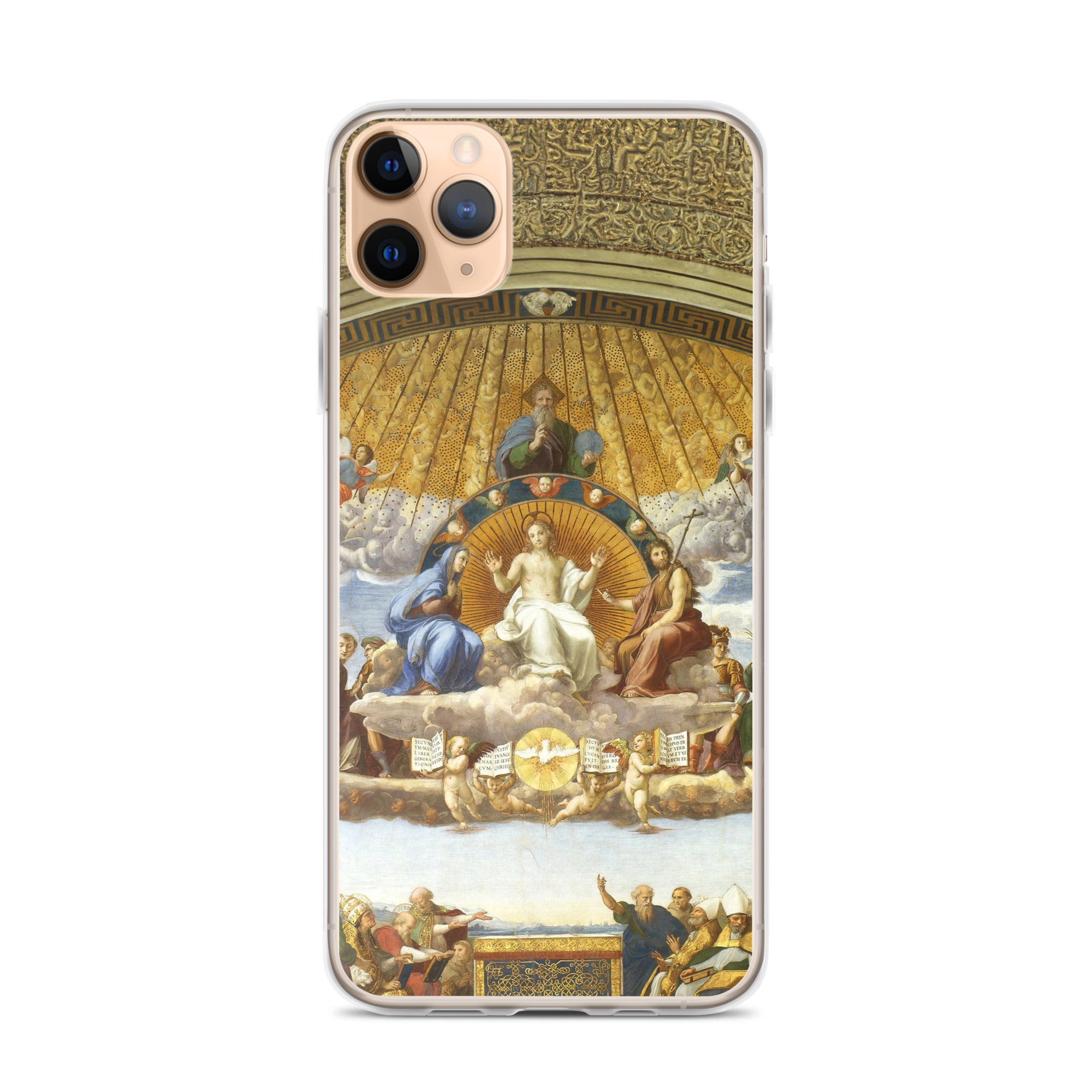 Raphael 'Disputation of the Holy Sacrament' Famous Painting iPhone® Case | Clear Art Case for iPhone®