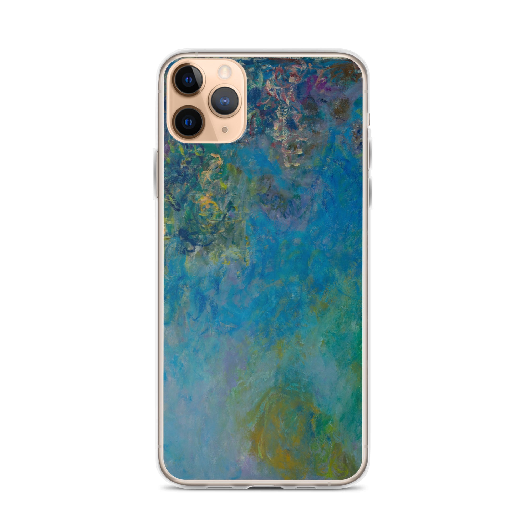 Claude Monet 'Wisteria' Famous Painting iPhone® Case | Clear Art Case for iPhone®