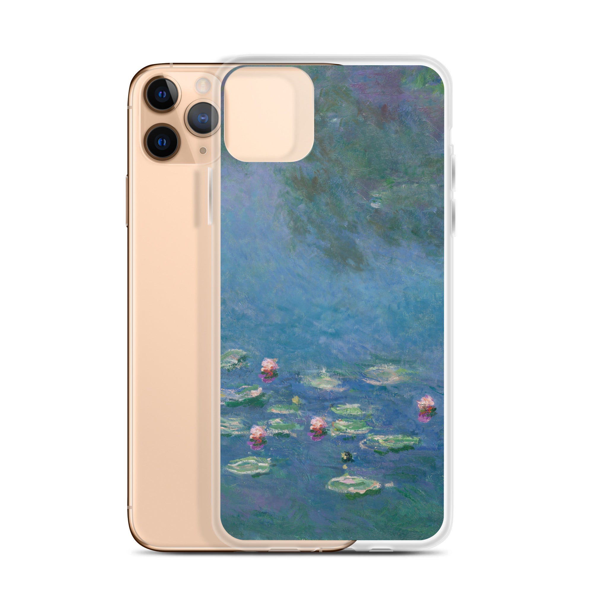 Claude Monet „Seerosen“ Berühmtes Gemälde iPhone® Hülle | Transparente Kunsthülle für iPhone®