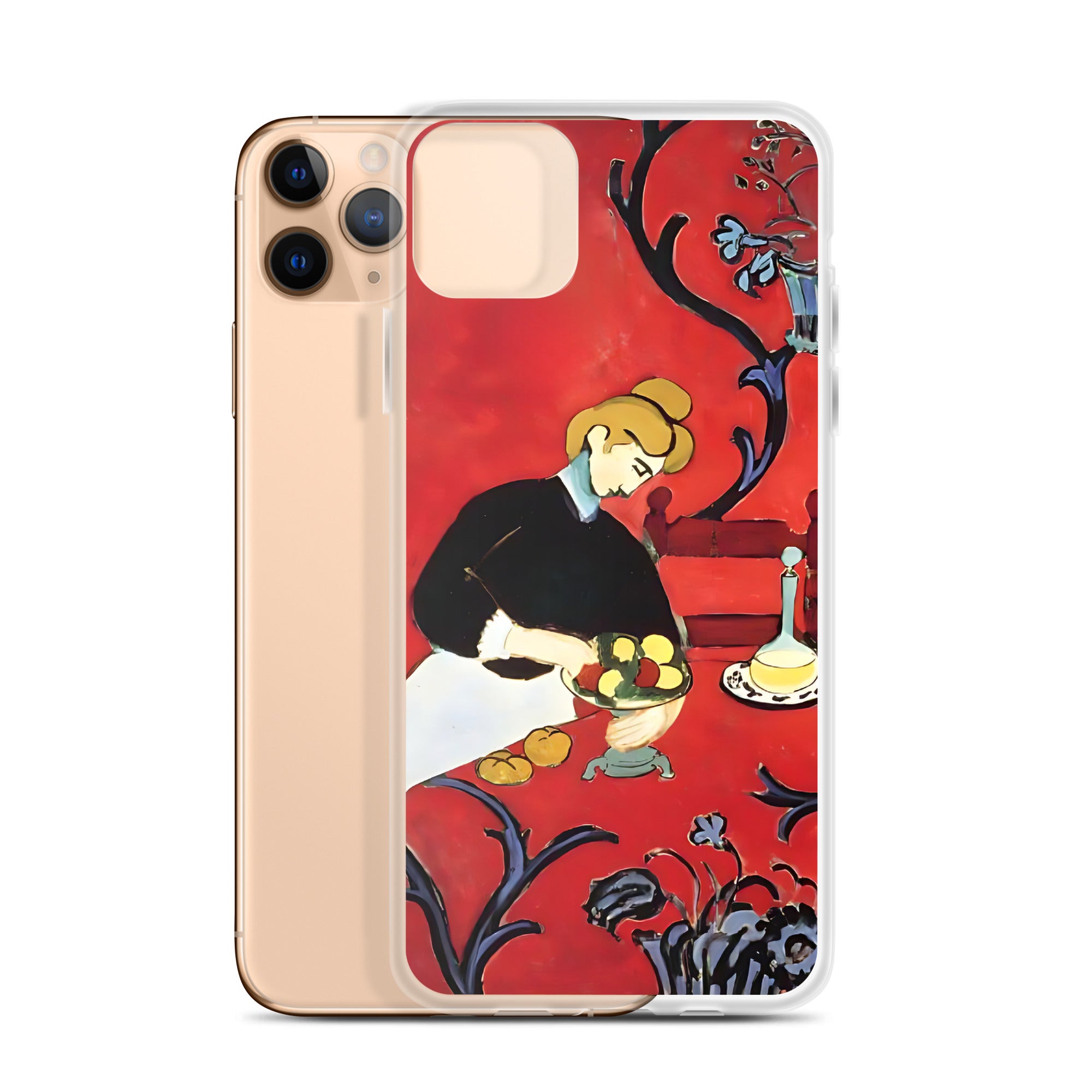 Henri Matisse „Das rote Zimmer“ – berühmtes Gemälde – iPhone®-Hülle | Transparente Kunsthülle für iPhone®