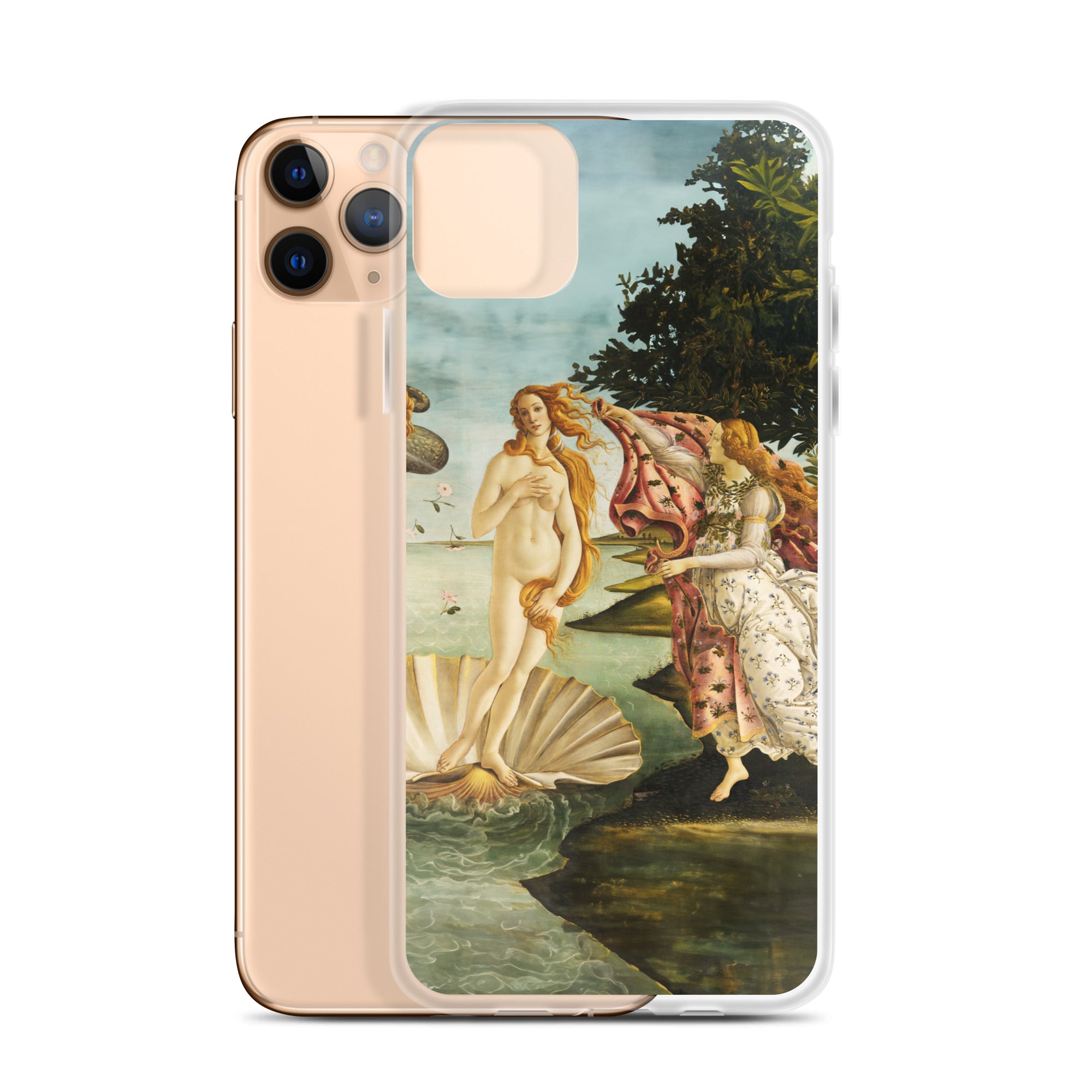 Sandro Botticelli 'The Birth of Venus' Famous Painting iPhone® Case | Clear Art Case for iPhone®