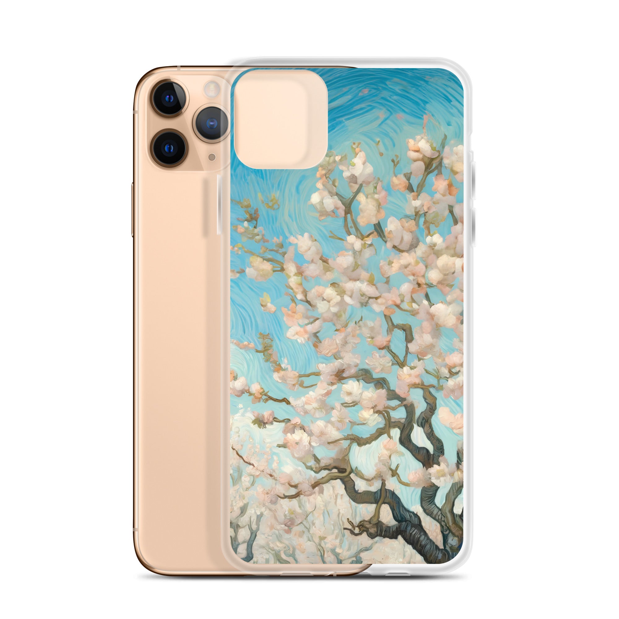 Vincent van Gogh 'Orchard in Blossom' Famous Painting iPhone® Case | Clear Art Case for iPhone®