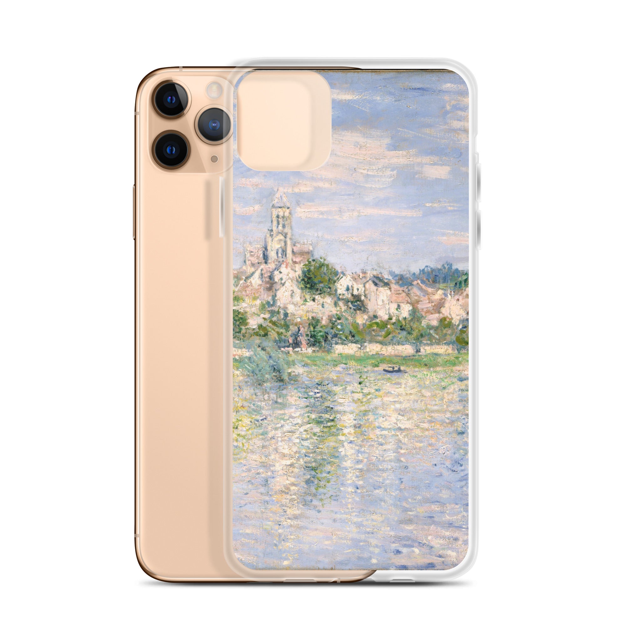 Claude Monet 'Vetheuil in Summer' Famous Painting iPhone® Case | Clear Art Case for iPhone®