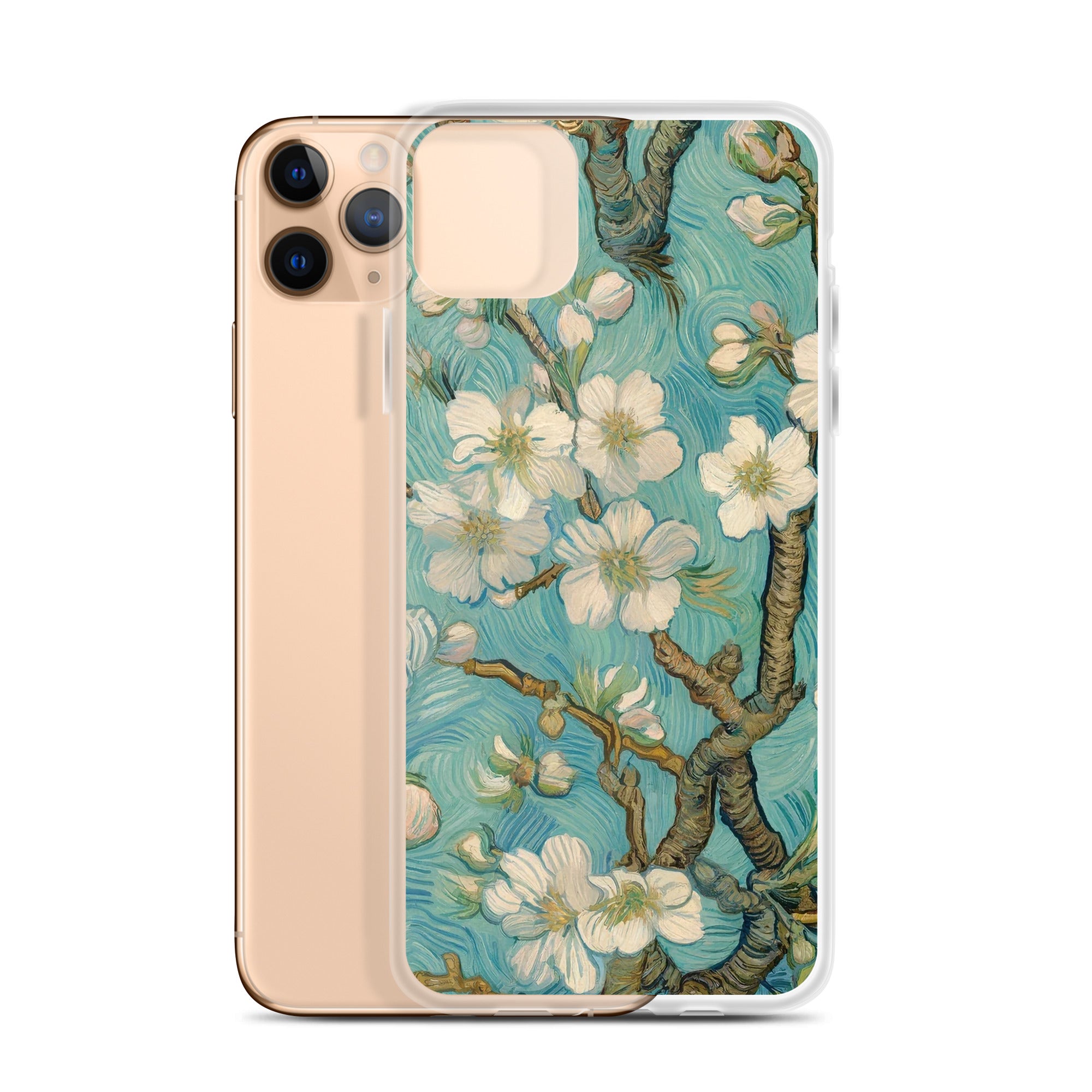 Vincent van Gogh 'Almond Blossom' Famous Painting iPhone® Case | Clear Art Case for iPhone®