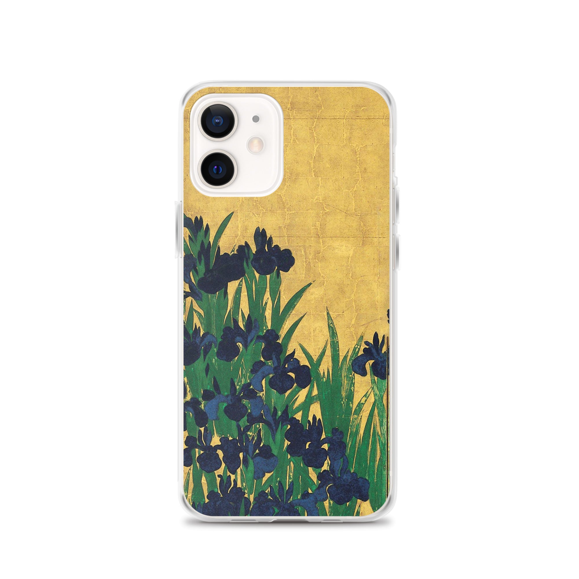 Ogata Kōrin ‘Irises’ Famous Painting iPhone® Case | Clear Art Case for iPhone®