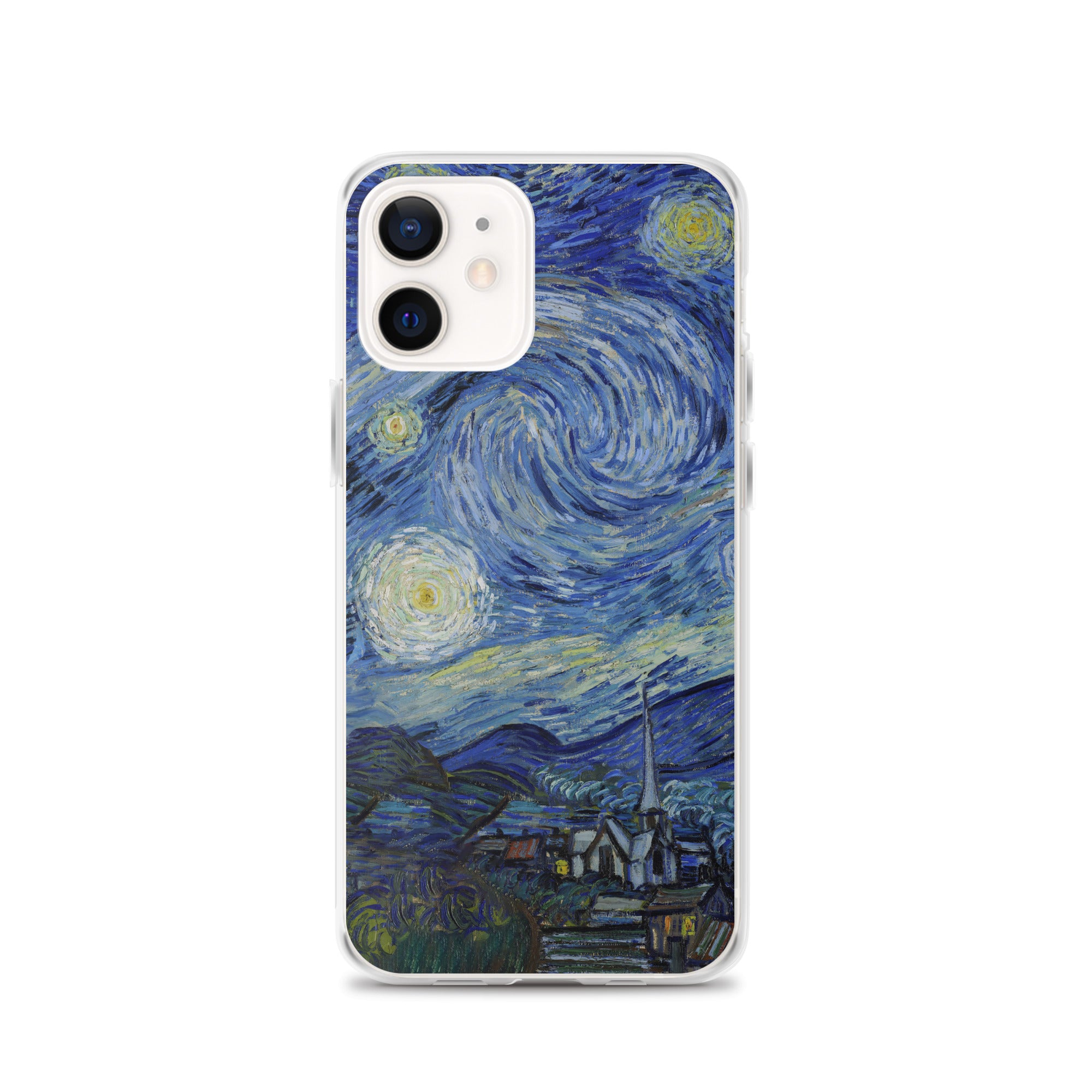 iPhone®-Hülle „Sternennacht“ von Vincent van Gogh, berühmtes Gemälde | Transparente Kunsthülle für iPhone®