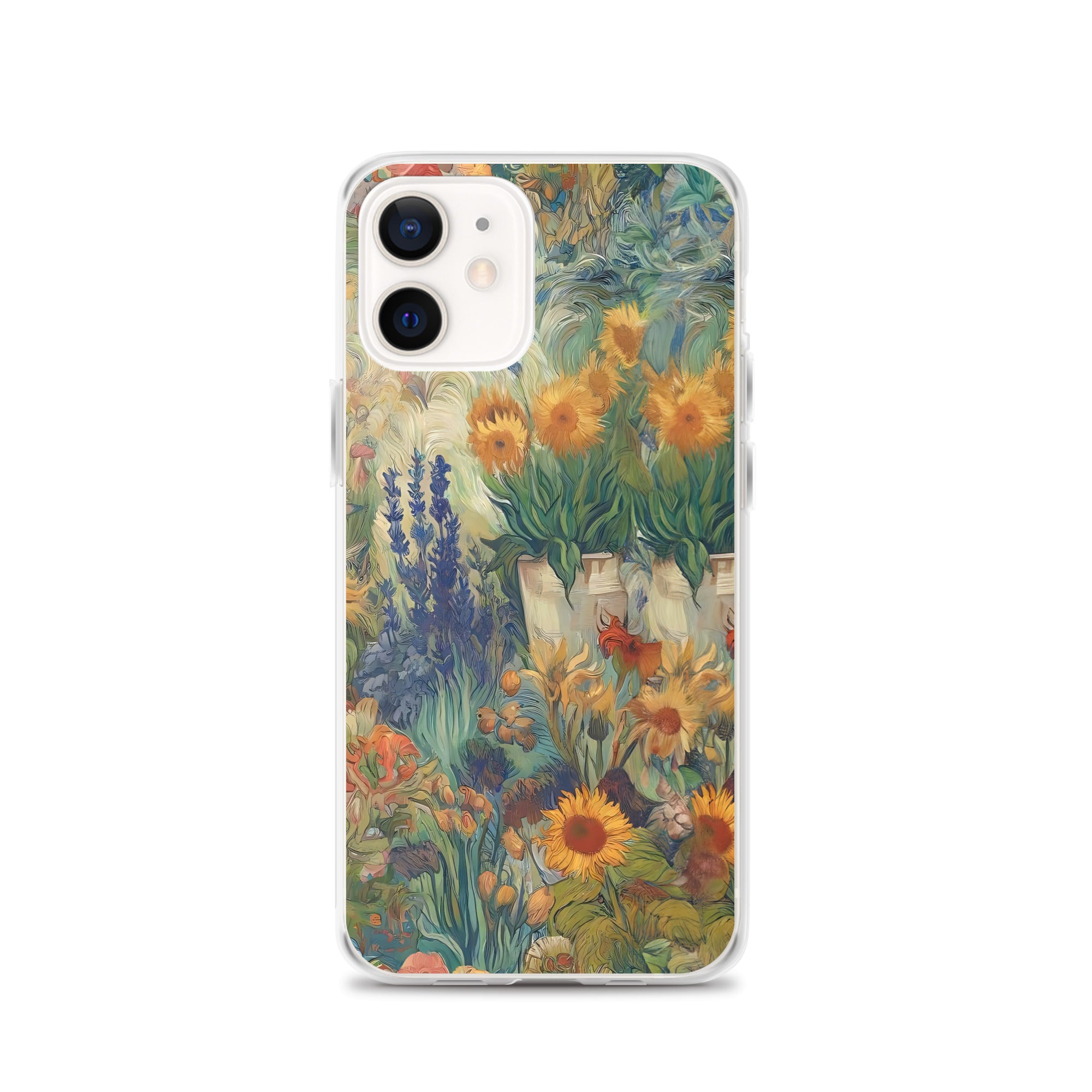 Vincent van Goghs berühmtes Gemälde „Garten in Arles“ – iPhone®-Hülle | Transparente Kunsthülle für iPhone®