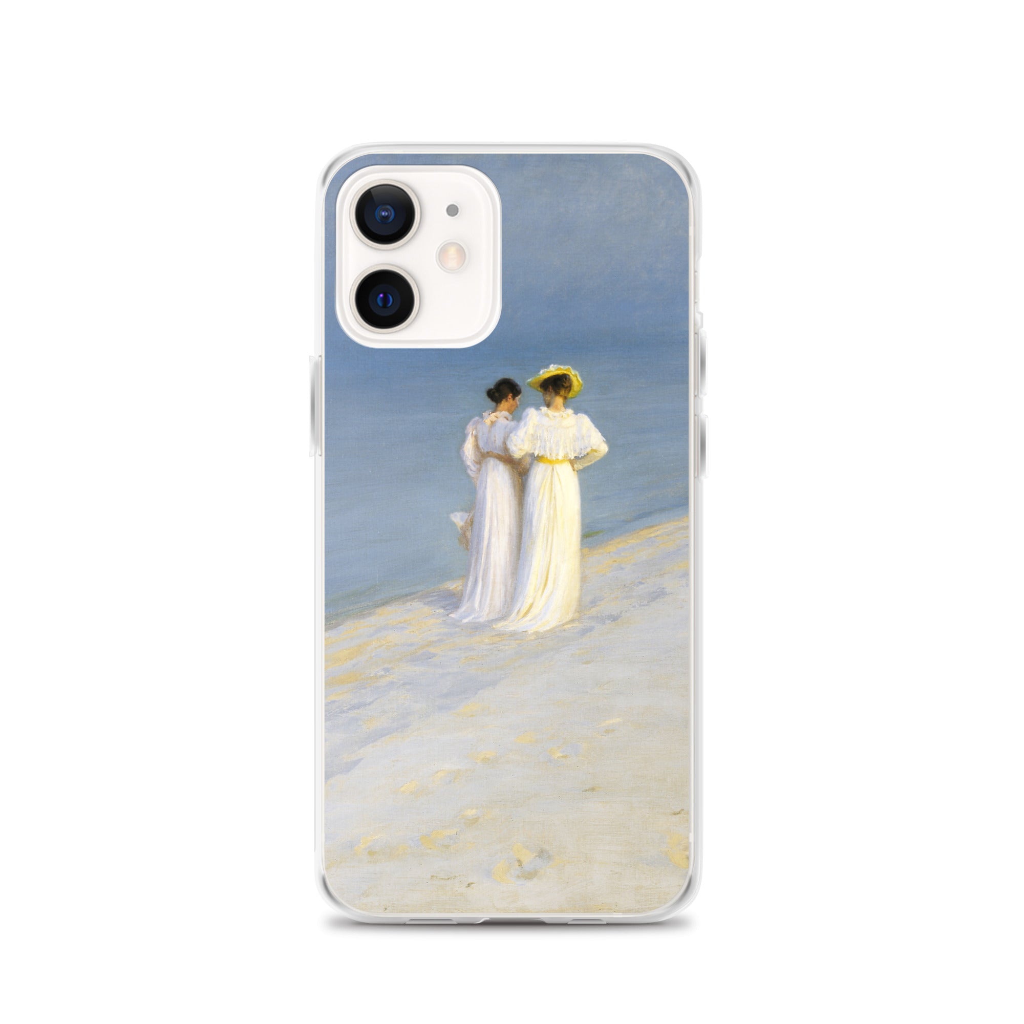 P.S. Krøyer 'Summer Evening on Skagen's Southern Beach' Famous Painting iPhone® Case | Clear Art Case for iPhone®