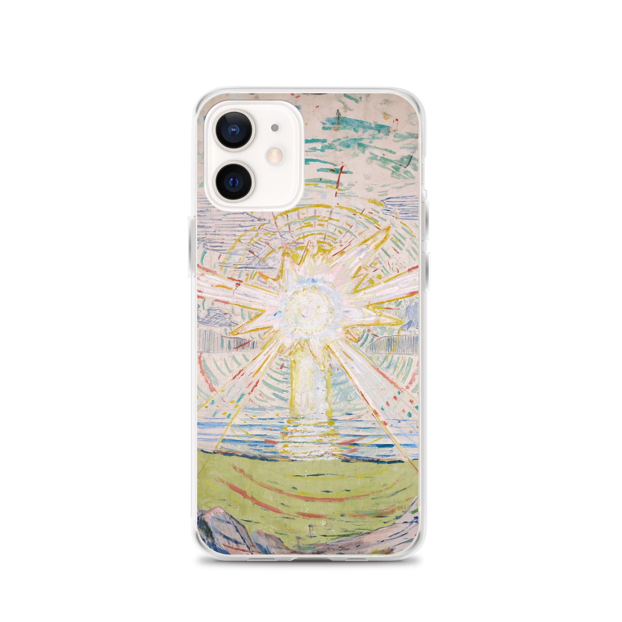 Edvard Munch „Die Sonne“, berühmtes Gemälde, iPhone®-Hülle | Transparente Kunsthülle für iPhone®