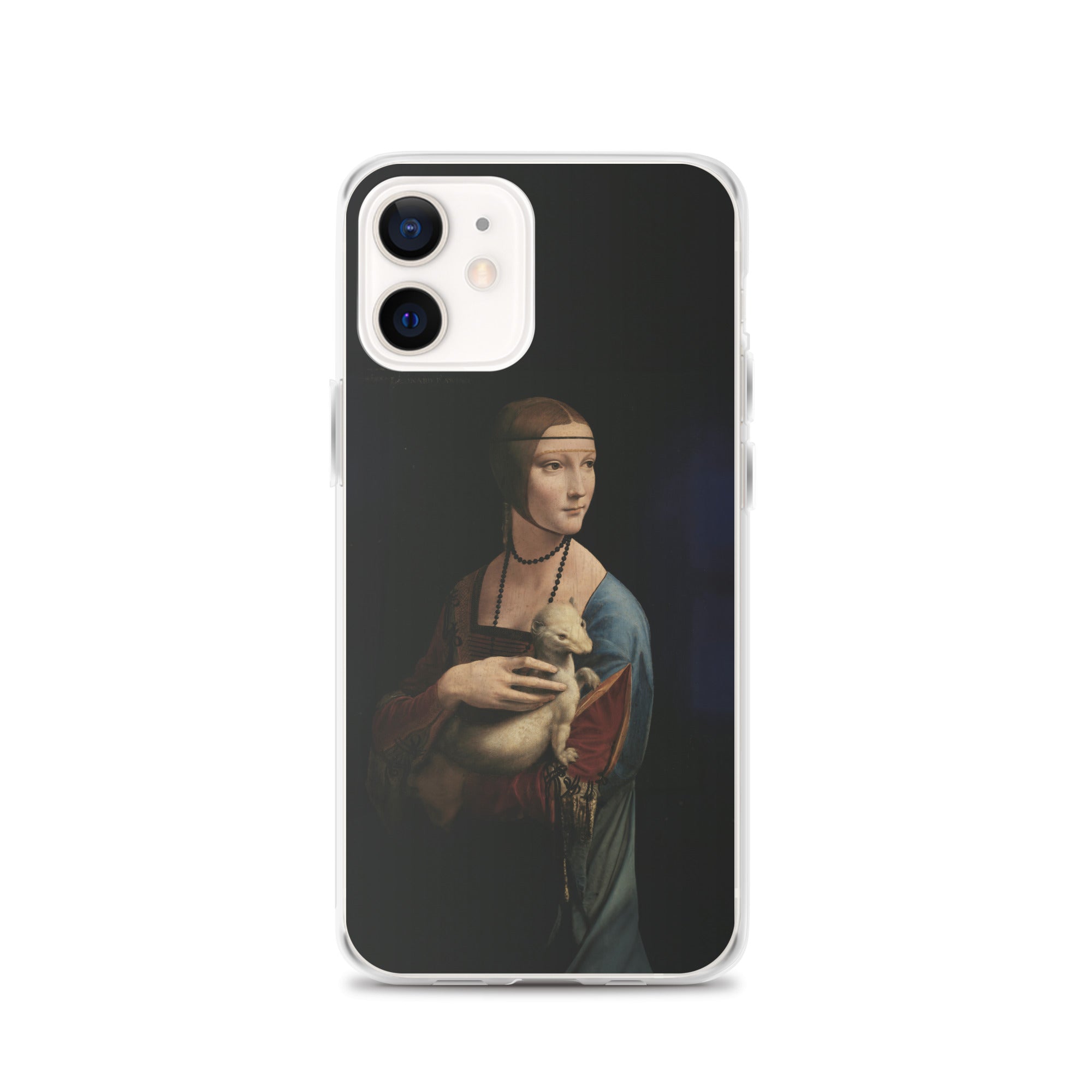 Leonardo da Vinci 'Lady with an Ermine' Famous Painting iPhone® Case | Clear Art Case for iPhone®