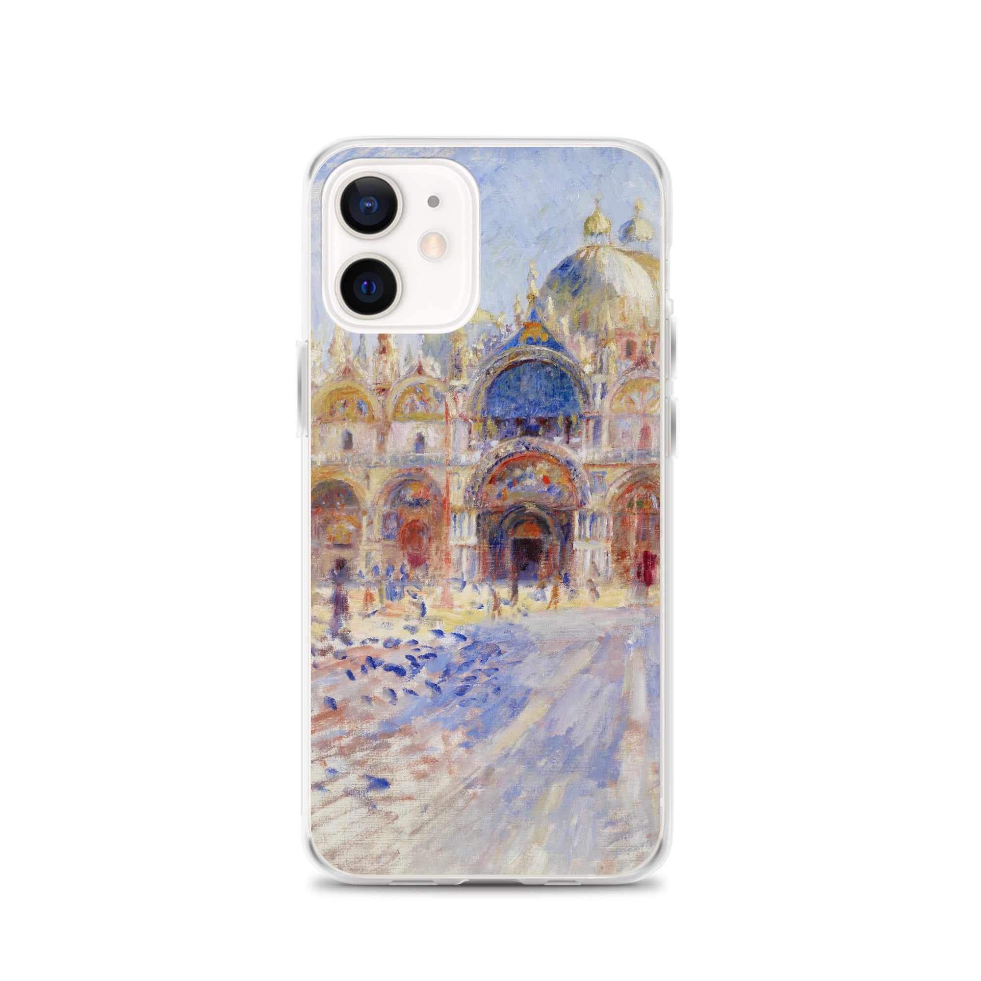 Pierre-Auguste Renoir 'The Piazza San Marco, Venice' Famous Painting iPhone® Case | Clear Art Case for iPhone®