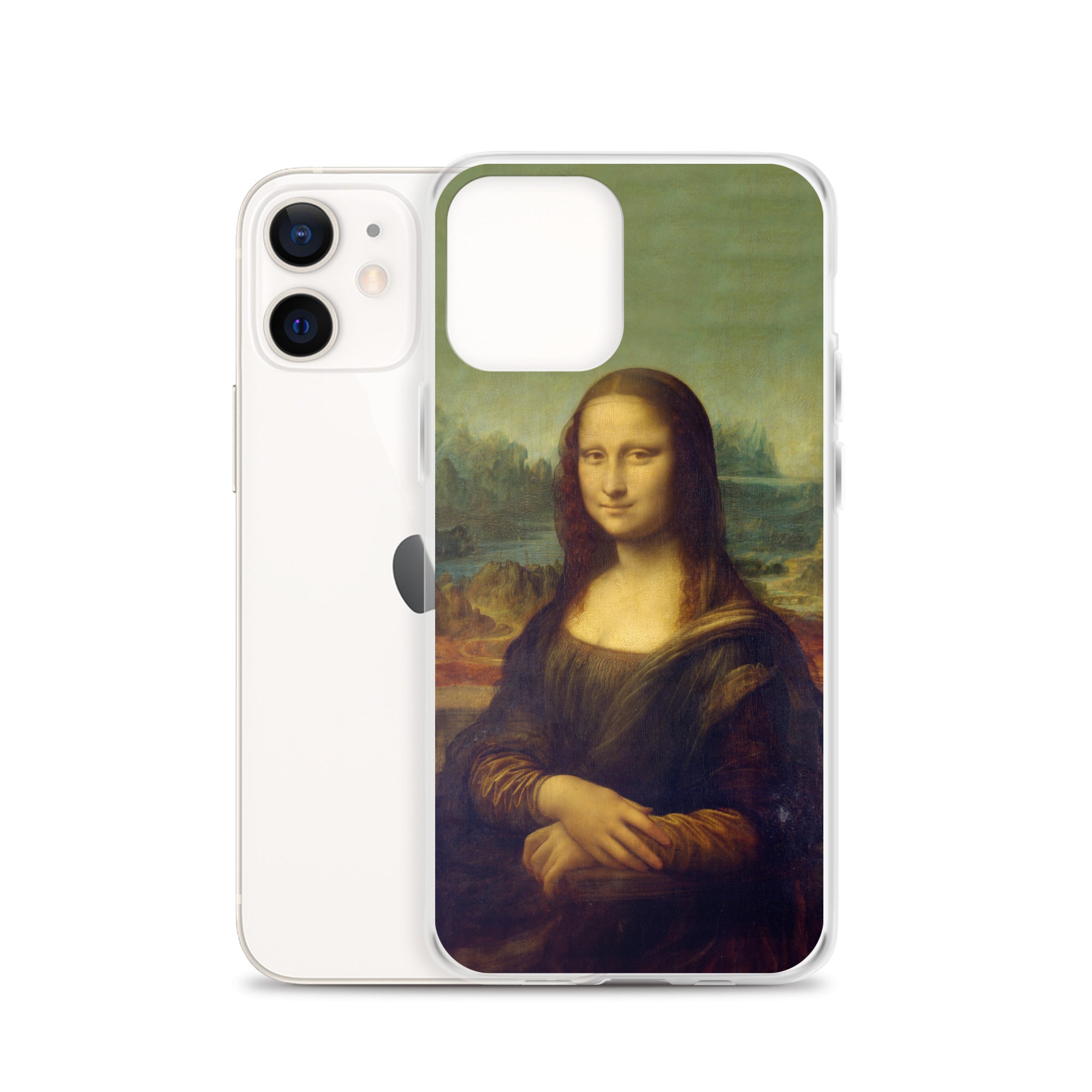 Leonardo da Vinci 'Mona Lisa' Famous Painting iPhone® Case | Clear Art Case for iPhone®