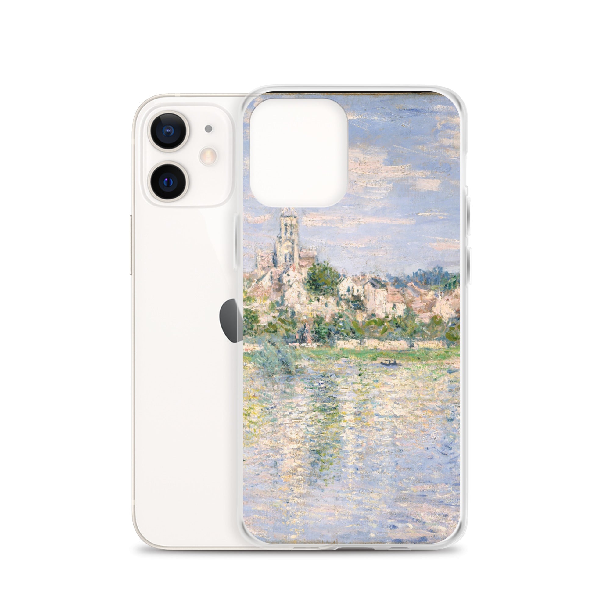 Claude Monet 'Vetheuil in Summer' Famous Painting iPhone® Case | Clear Art Case for iPhone®