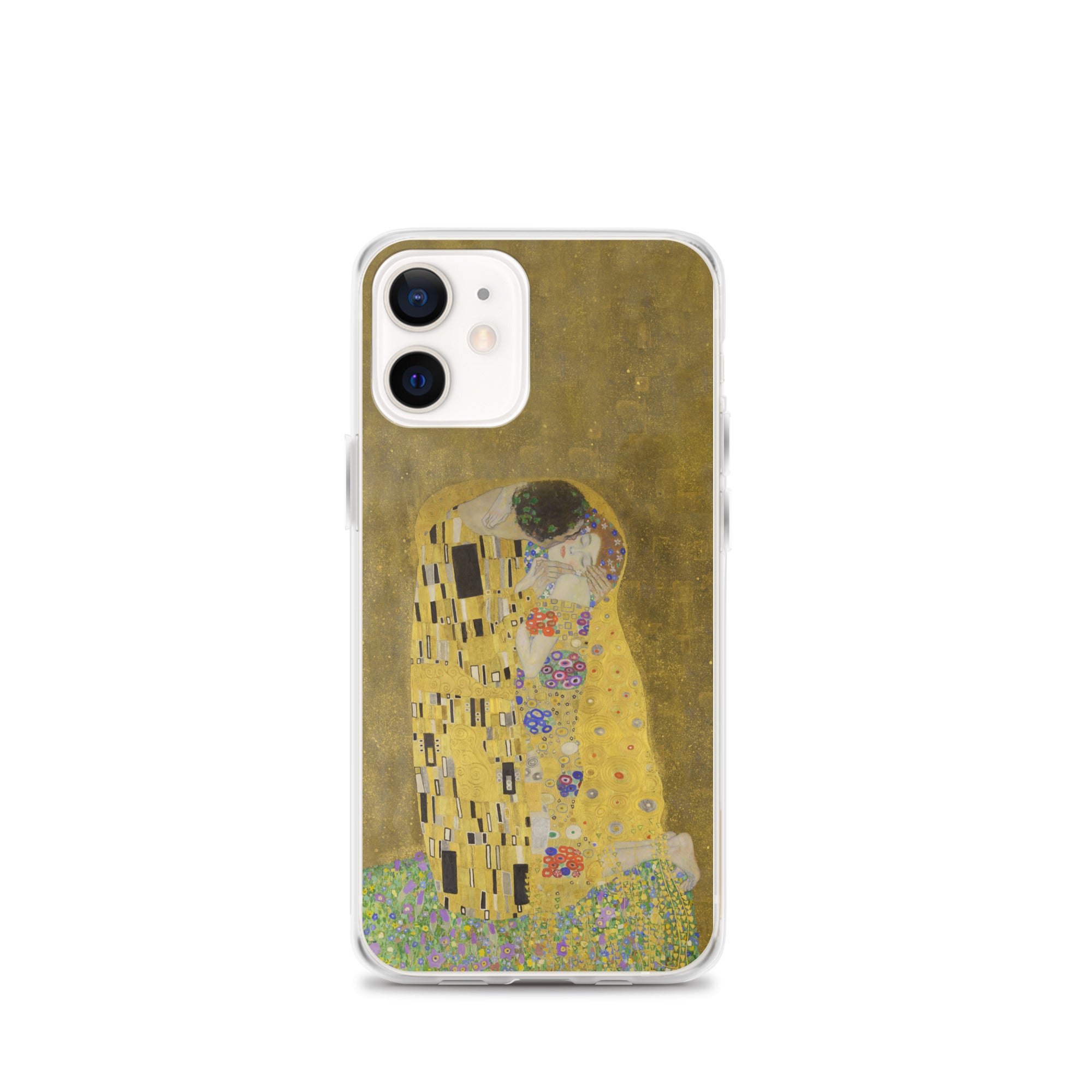 Gustav Klimt „Der Kuss“ Berühmtes Gemälde iPhone® Hülle | Transparente Kunsthülle für iPhone®