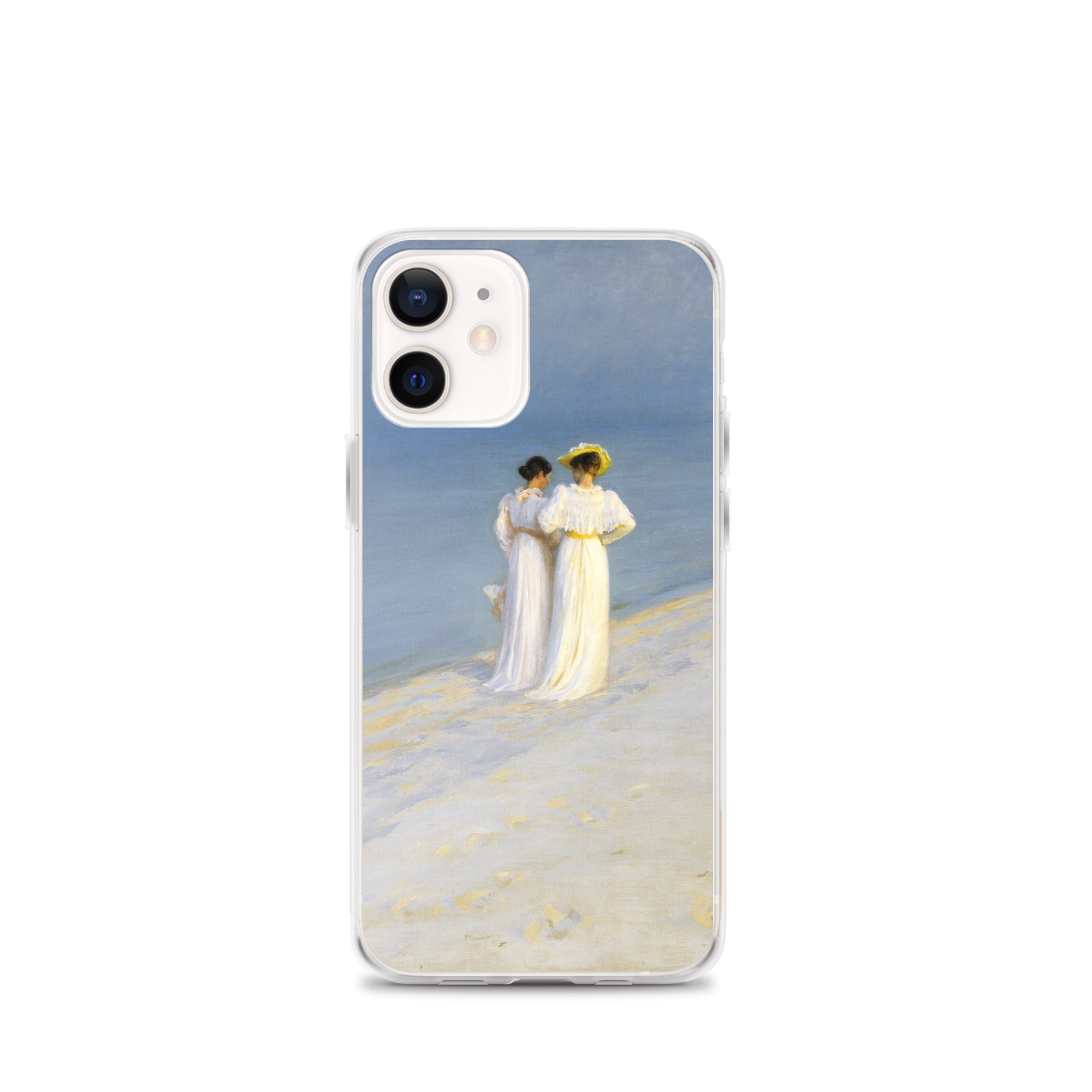 P.S. Krøyer 'Summer Evening on Skagen's Southern Beach' Famous Painting iPhone® Case | Clear Art Case for iPhone®