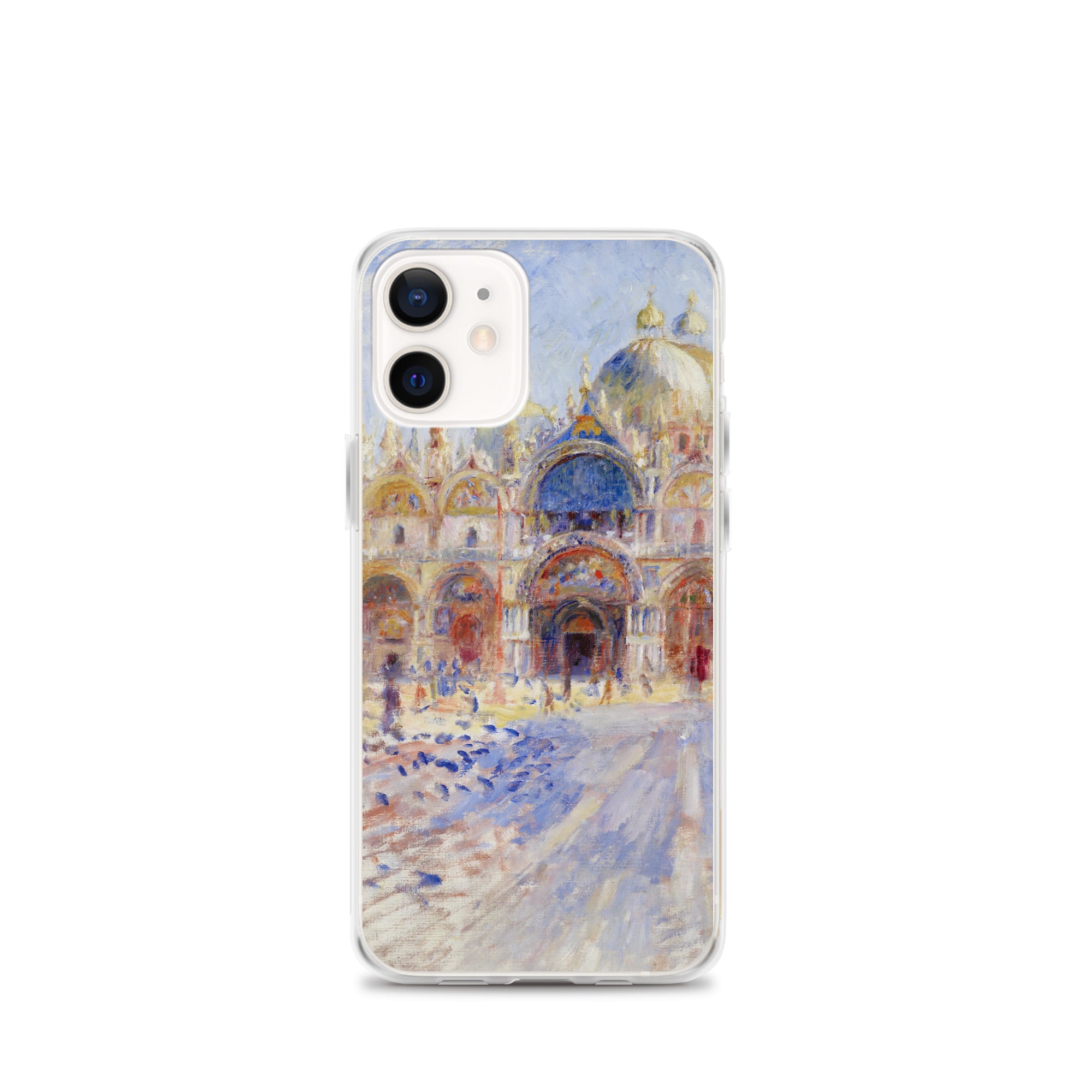 Pierre-Auguste Renoir 'The Piazza San Marco, Venice' Famous Painting iPhone® Case | Clear Art Case for iPhone®