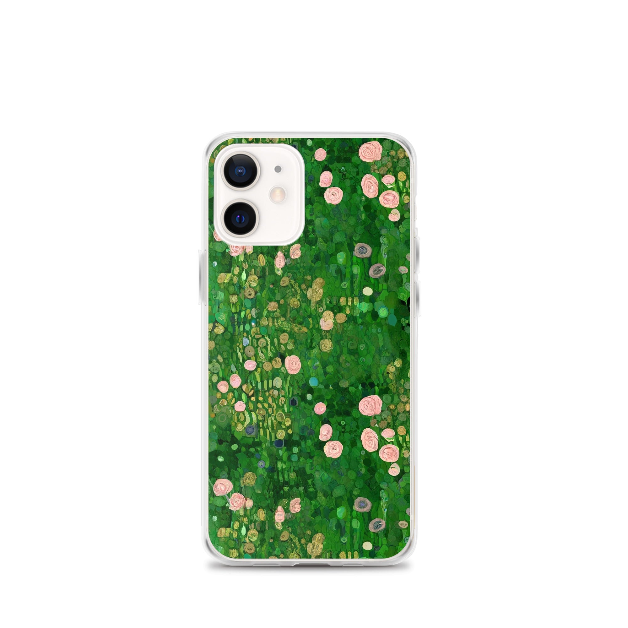 Gustav Klimt „Rosenbüsche unter den Bäumen“, berühmtes Gemälde, iPhone®-Hülle | Transparente Kunsthülle für iPhone®