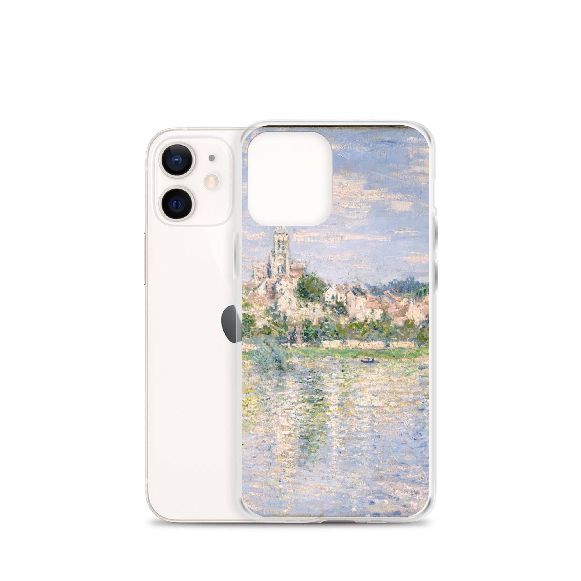 Claude Monet 'Vetheuil in Summer' Famous Painting iPhone® Case | Clear Art Case for iPhone®