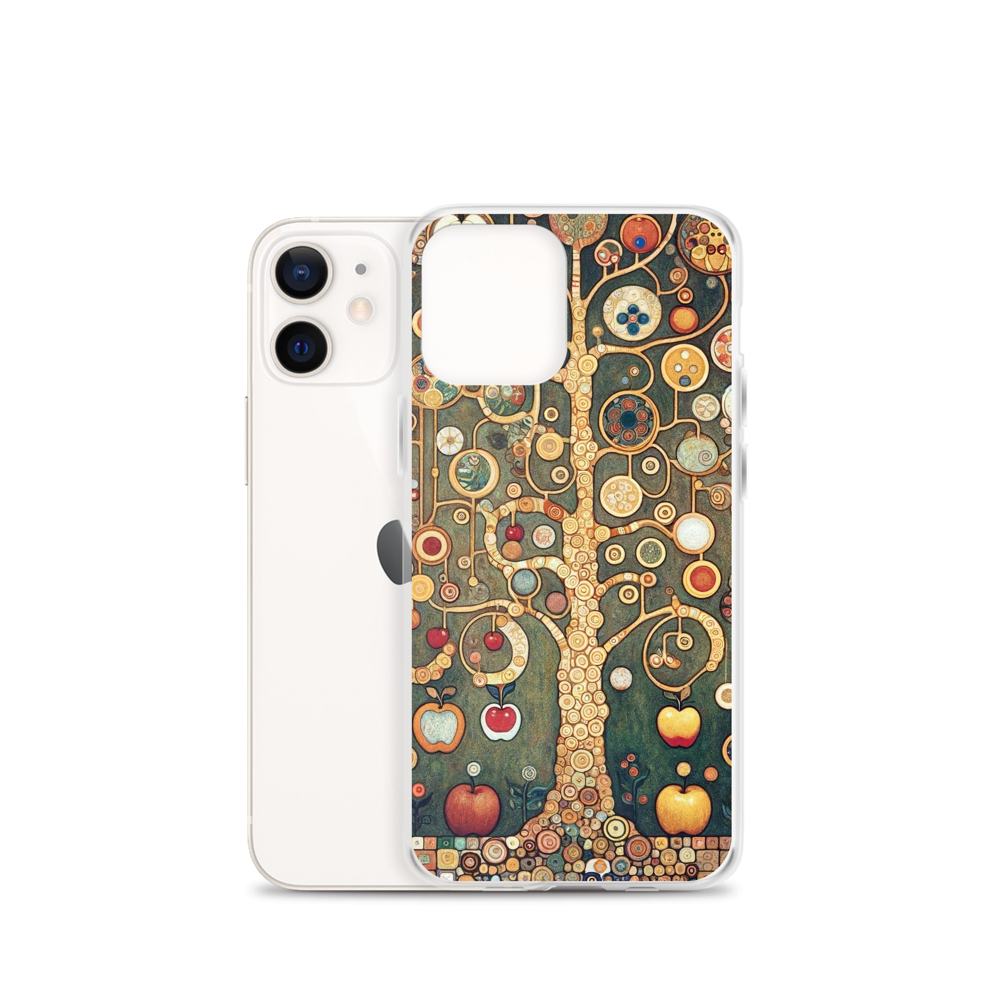 Gustav Klimt 'Apple Tree I' Famous Painting iPhone® Case | Clear Art Case for iPhone®