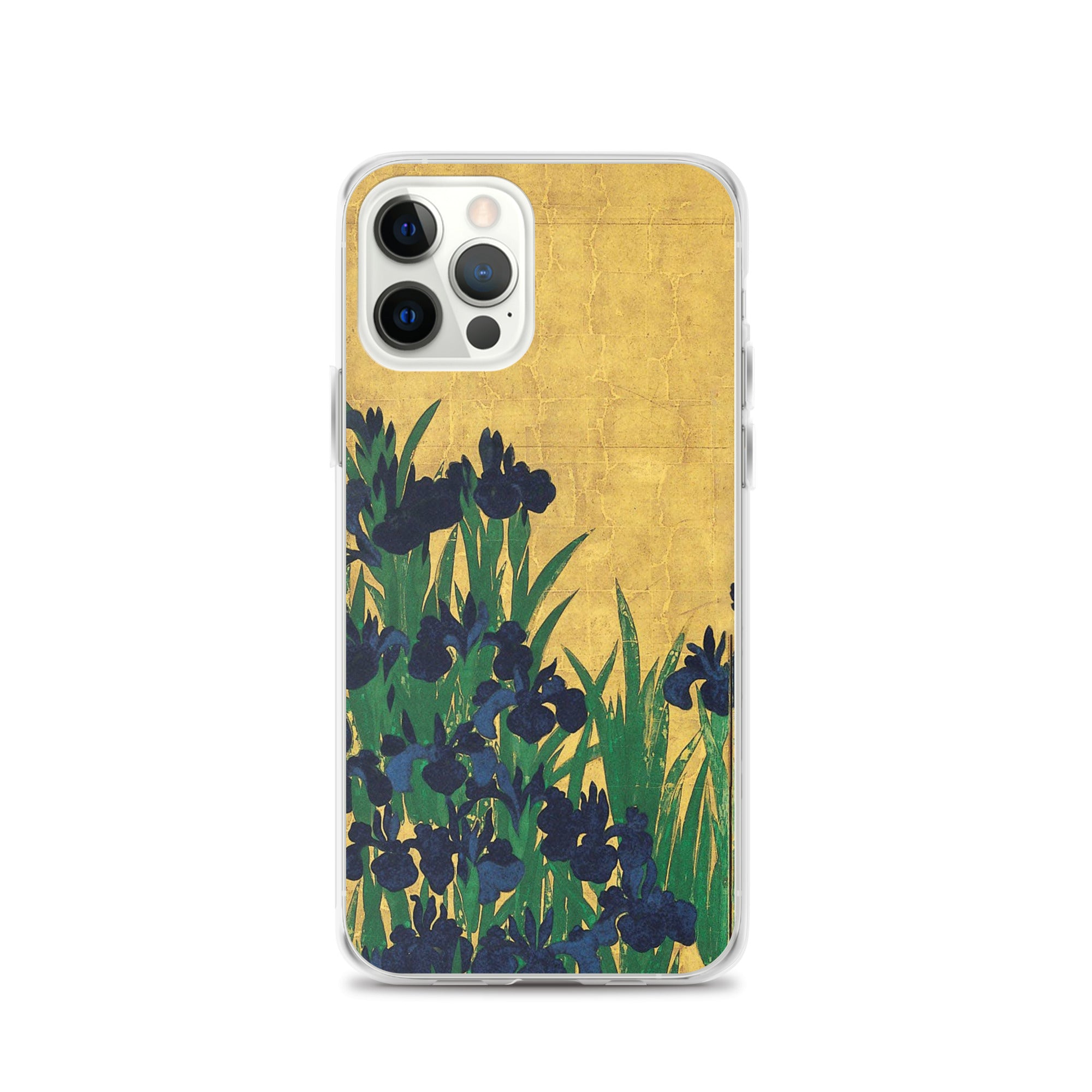 Ogata Kōrin ‘Irises’ Famous Painting iPhone® Case | Clear Art Case for iPhone®