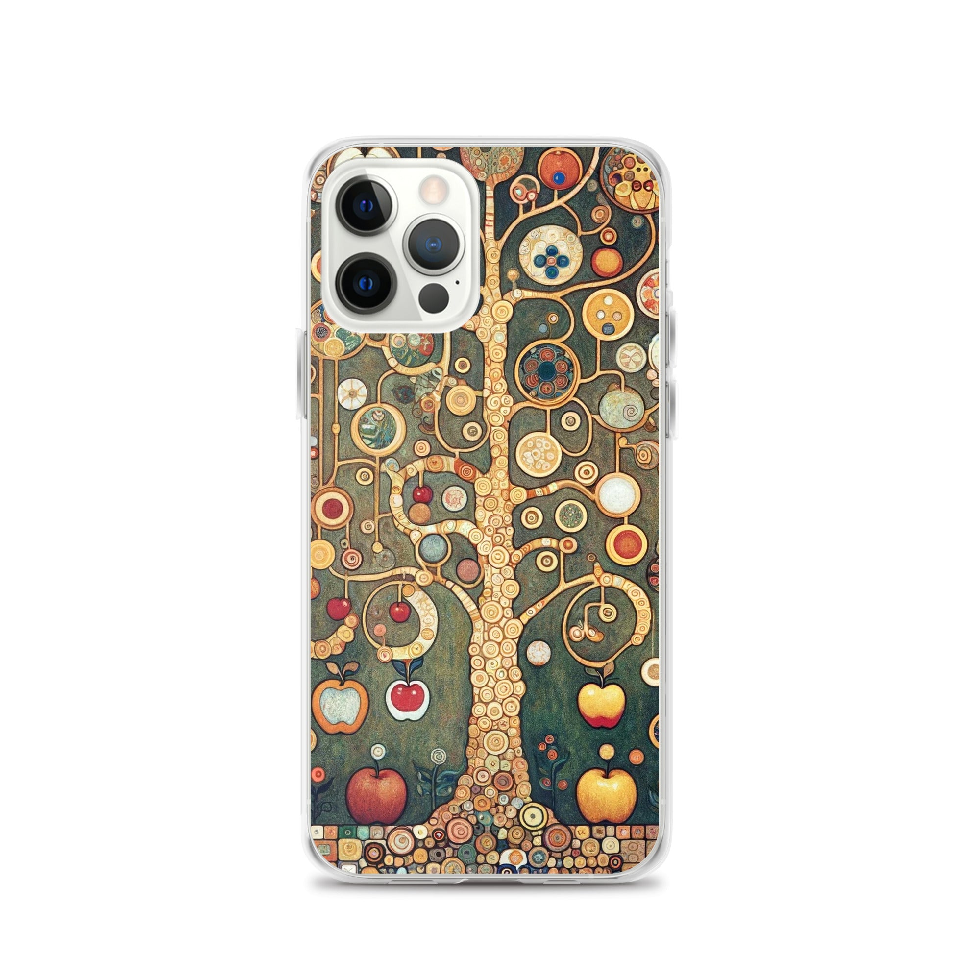 Gustav Klimt „Apfelbaum I“ Berühmtes Gemälde iPhone® Hülle | Transparente Kunsthülle für iPhone®
