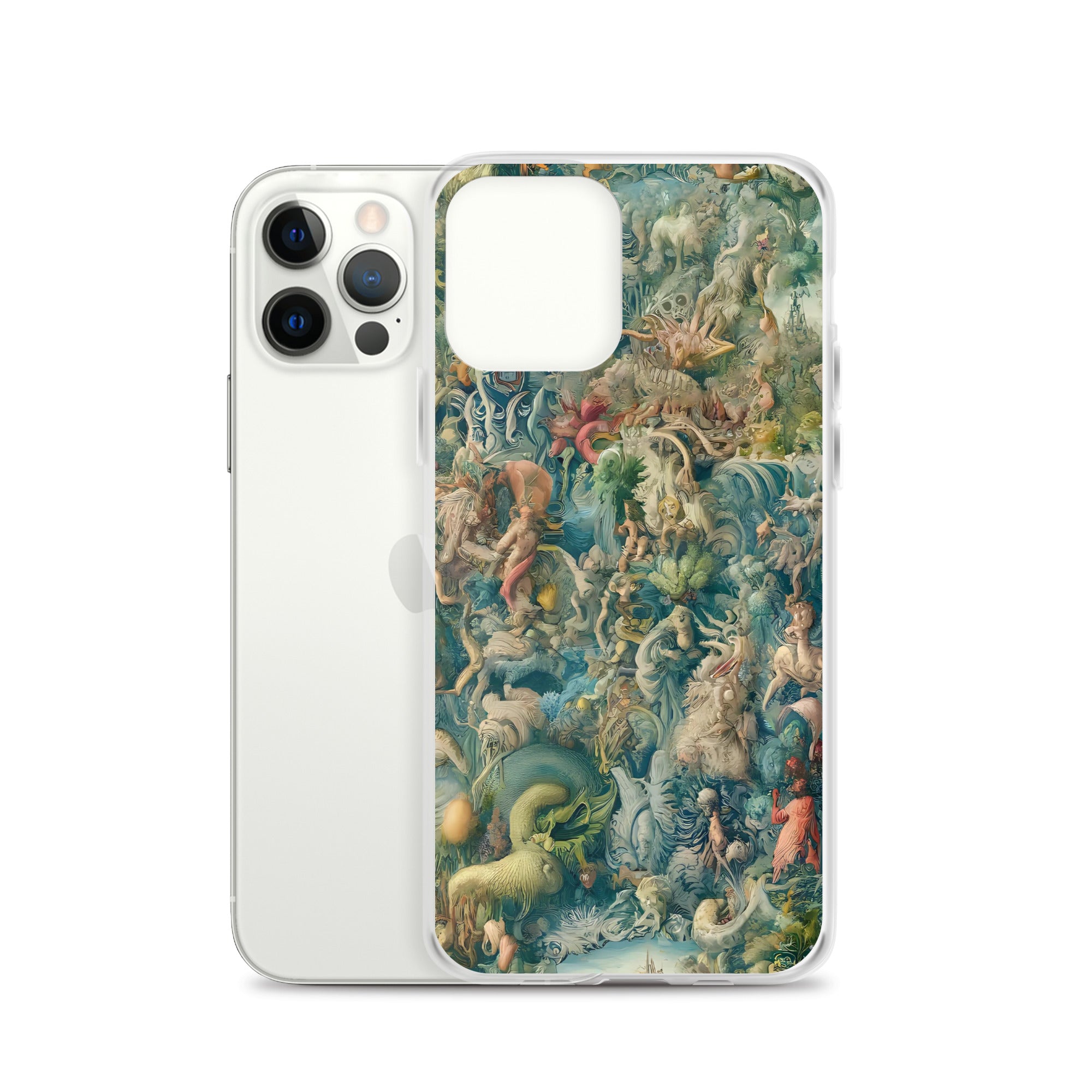 Hieronymus Bosch 'The Garden of Earthly Delights' Famous Painting iPhone® Case | Clear Art Case for iPhone®