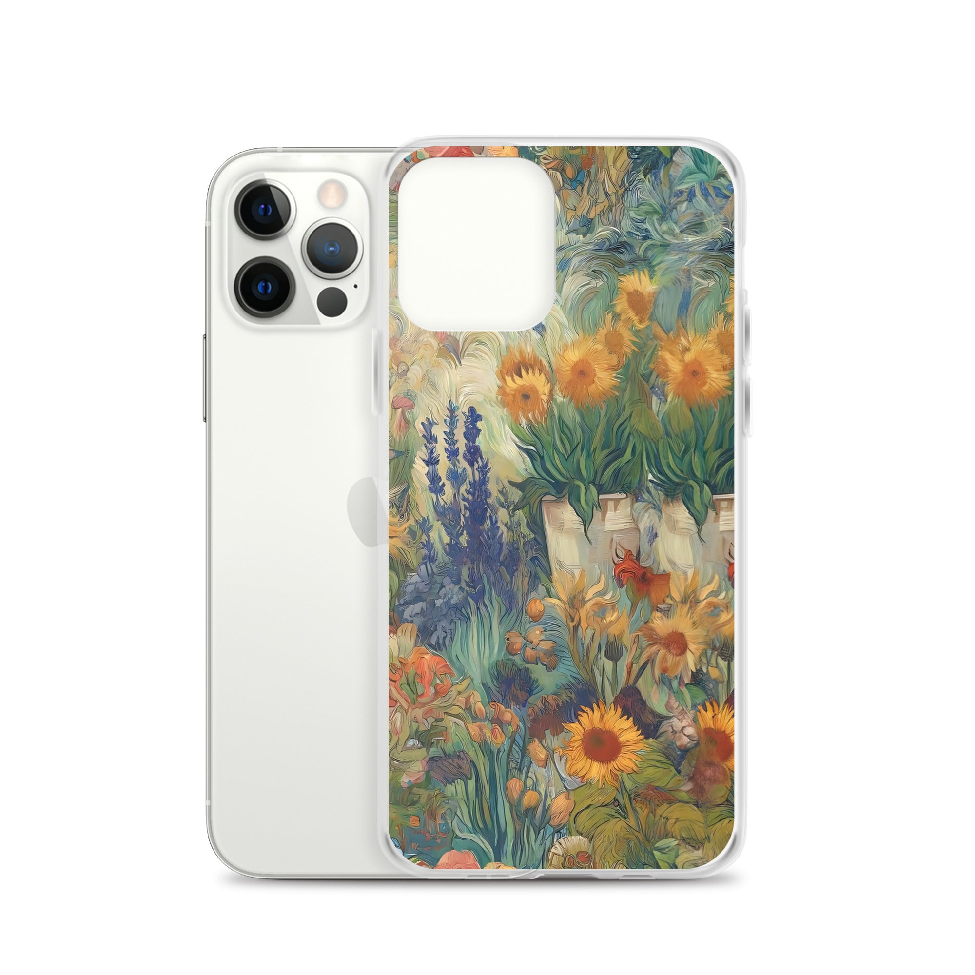 Vincent van Goghs berühmtes Gemälde „Garten in Arles“ – iPhone®-Hülle | Transparente Kunsthülle für iPhone®