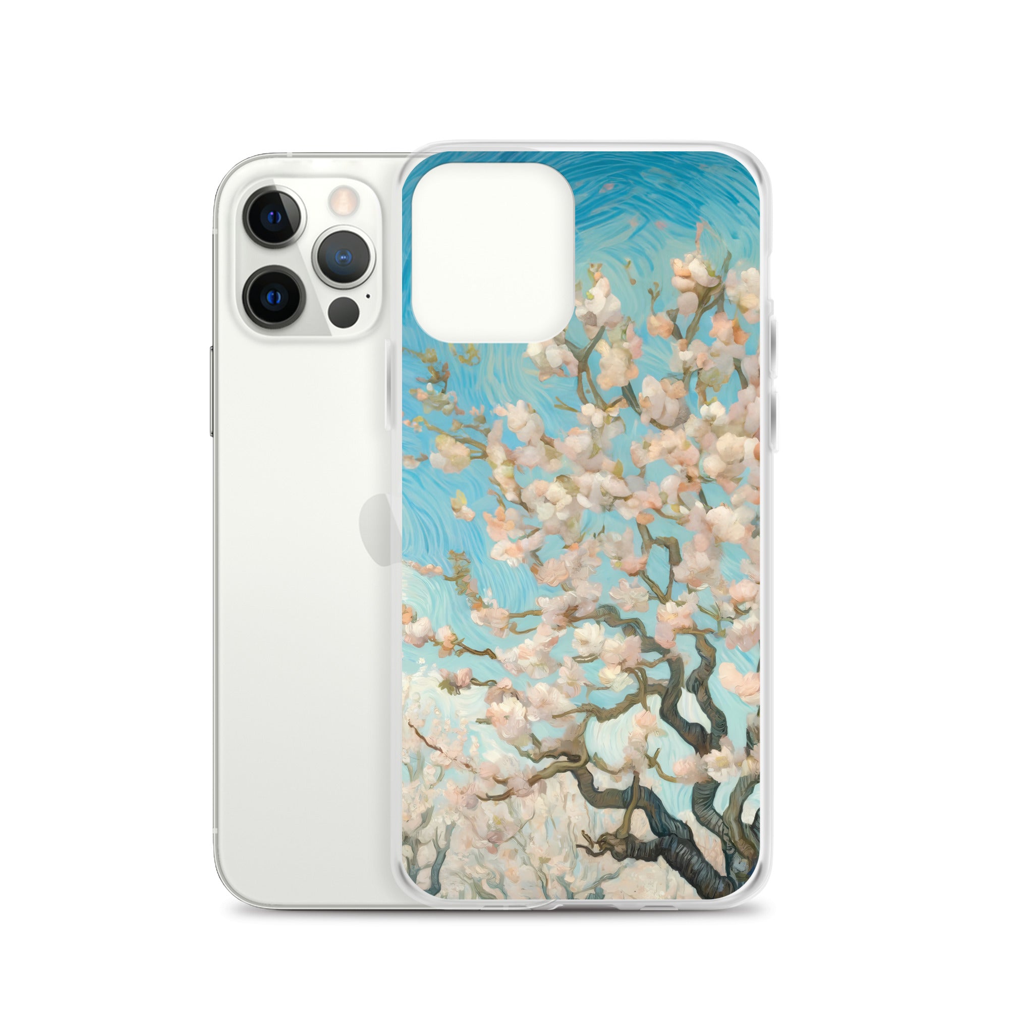 Vincent van Gogh 'Orchard in Blossom' Famous Painting iPhone® Case | Clear Art Case for iPhone®