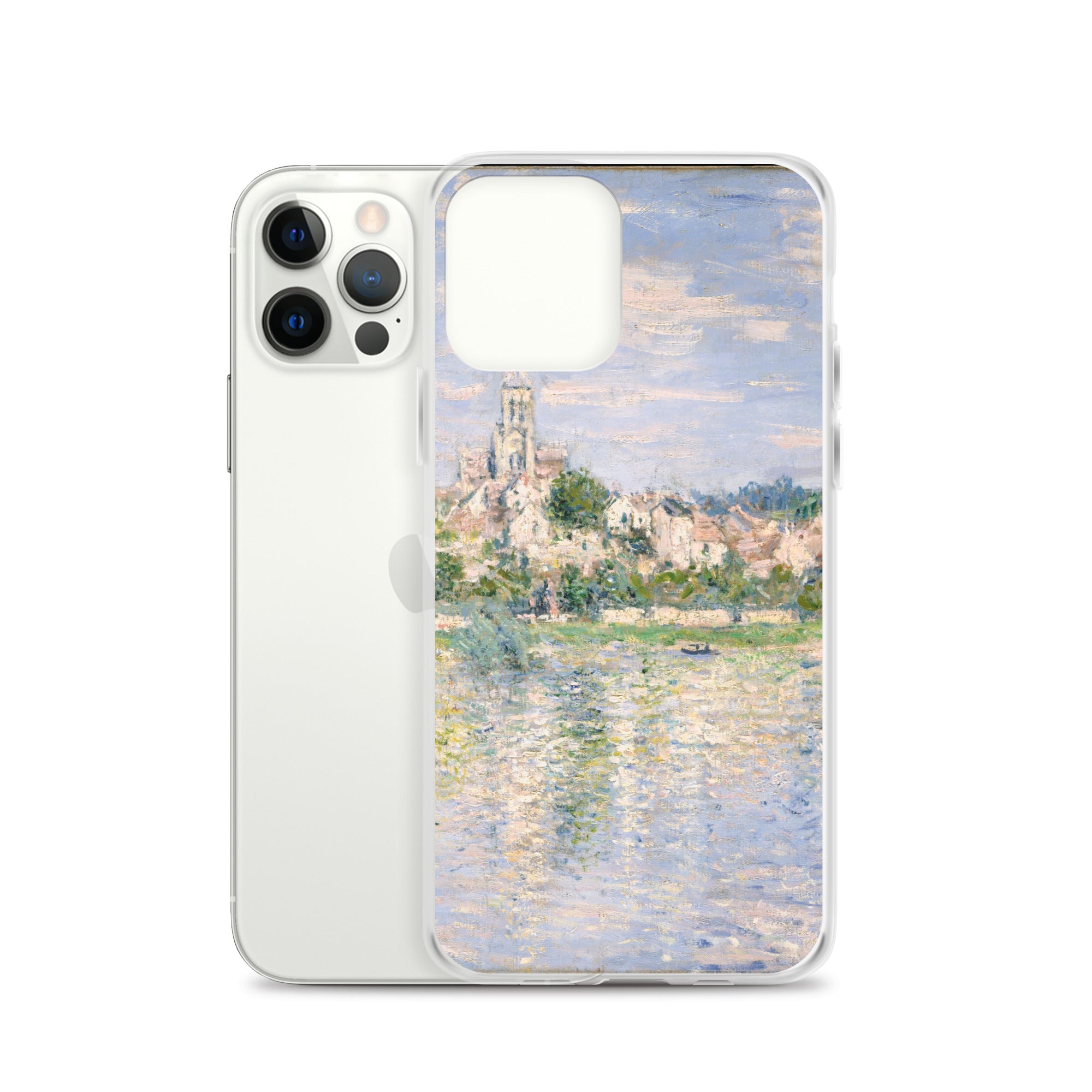 Claude Monet „Vetheuil im Sommer“, berühmtes Gemälde, iPhone®-Hülle | Transparente Kunsthülle für iPhone®